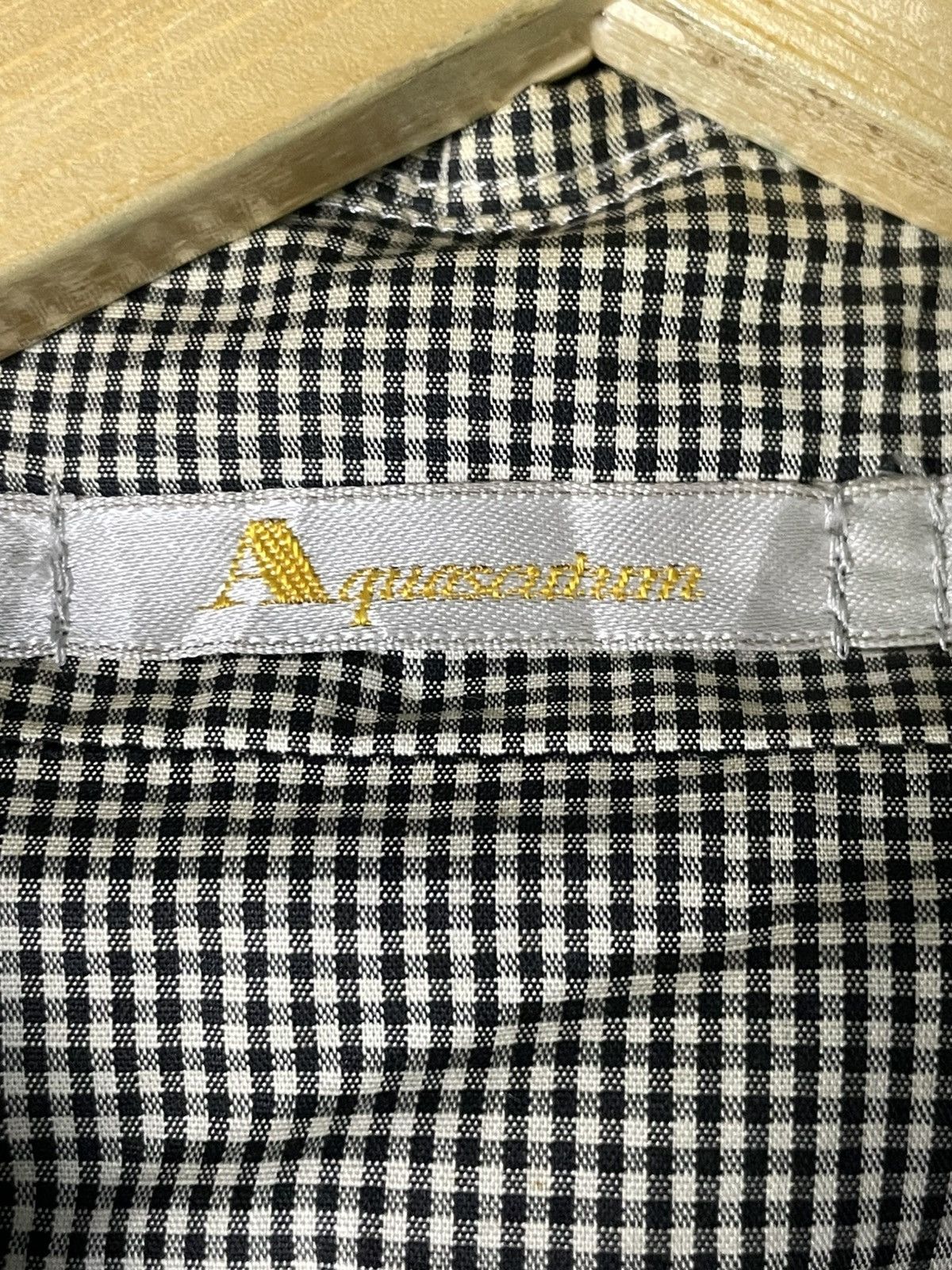 Aquascutum × Vintage Aquascutum x Vintage Long Line Shirt (32) Size US M / EU 48-50 / 2 - 6 Thumbnail