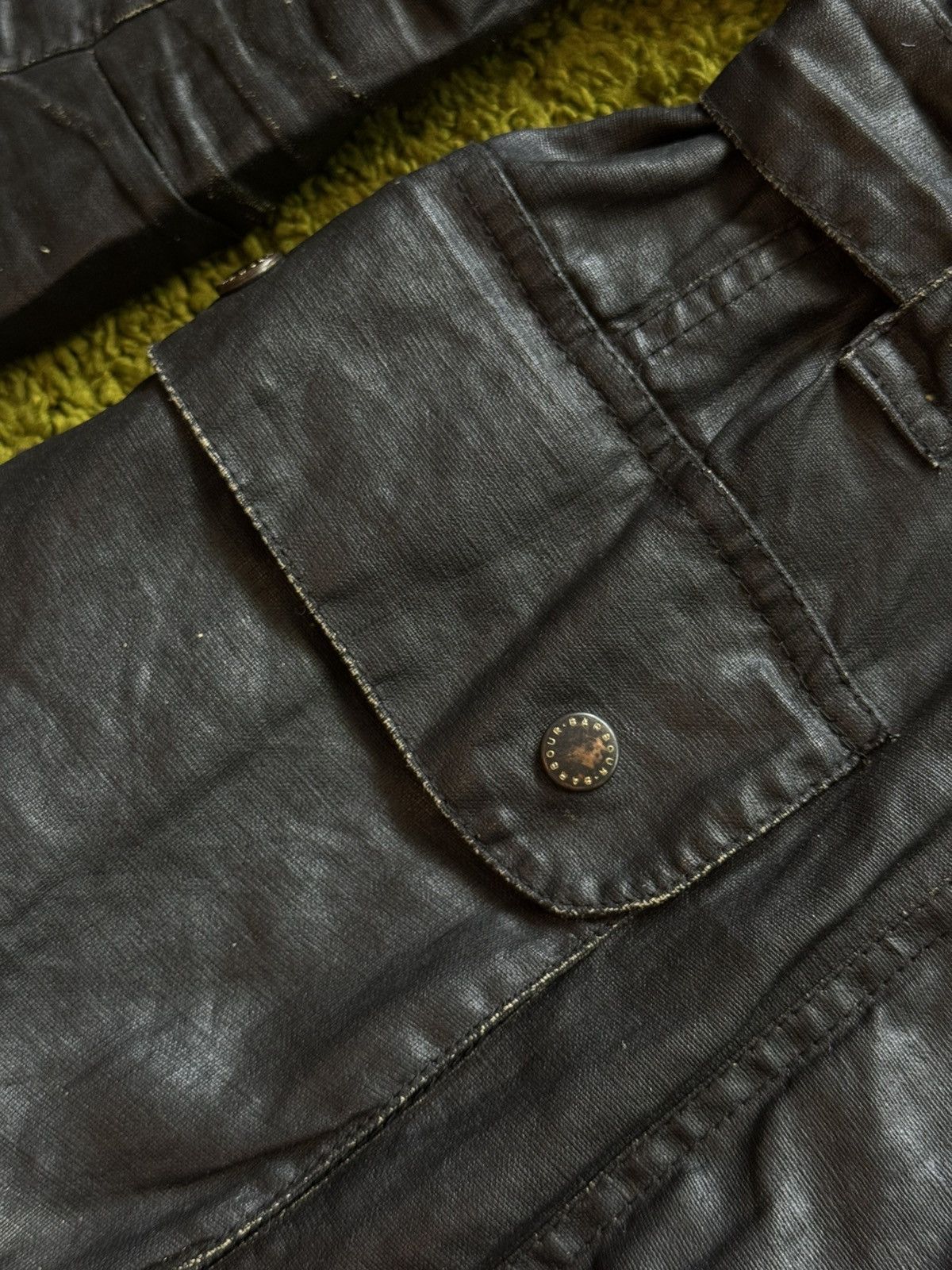 Barbour Barbour International duralinen waxed belted jacket Size XL / US 12-14 / IT 48-50 - 5 Thumbnail