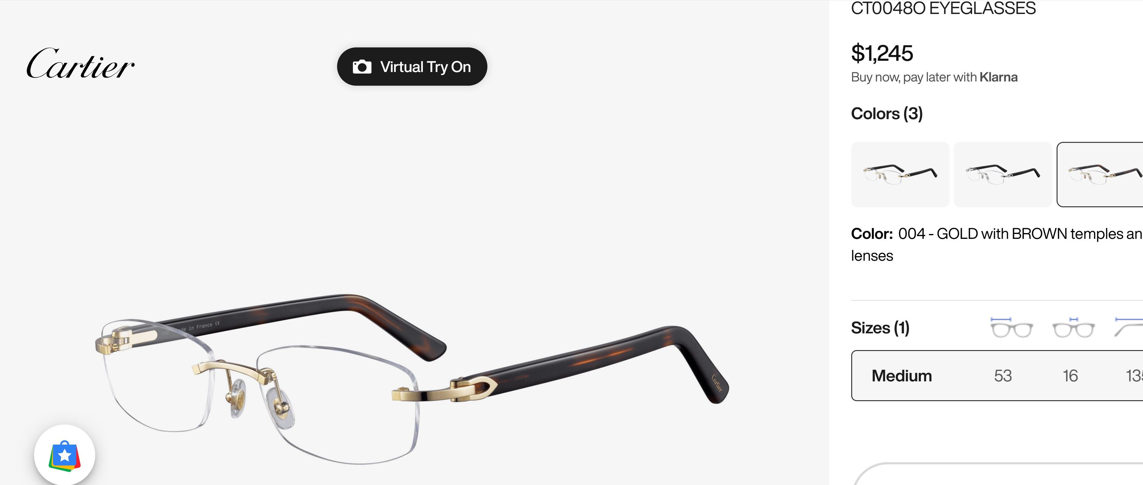 Cartier NEW! Cartier Glasses Canazei Burgandy CT0048O Size ONE SIZE - 13 Thumbnail