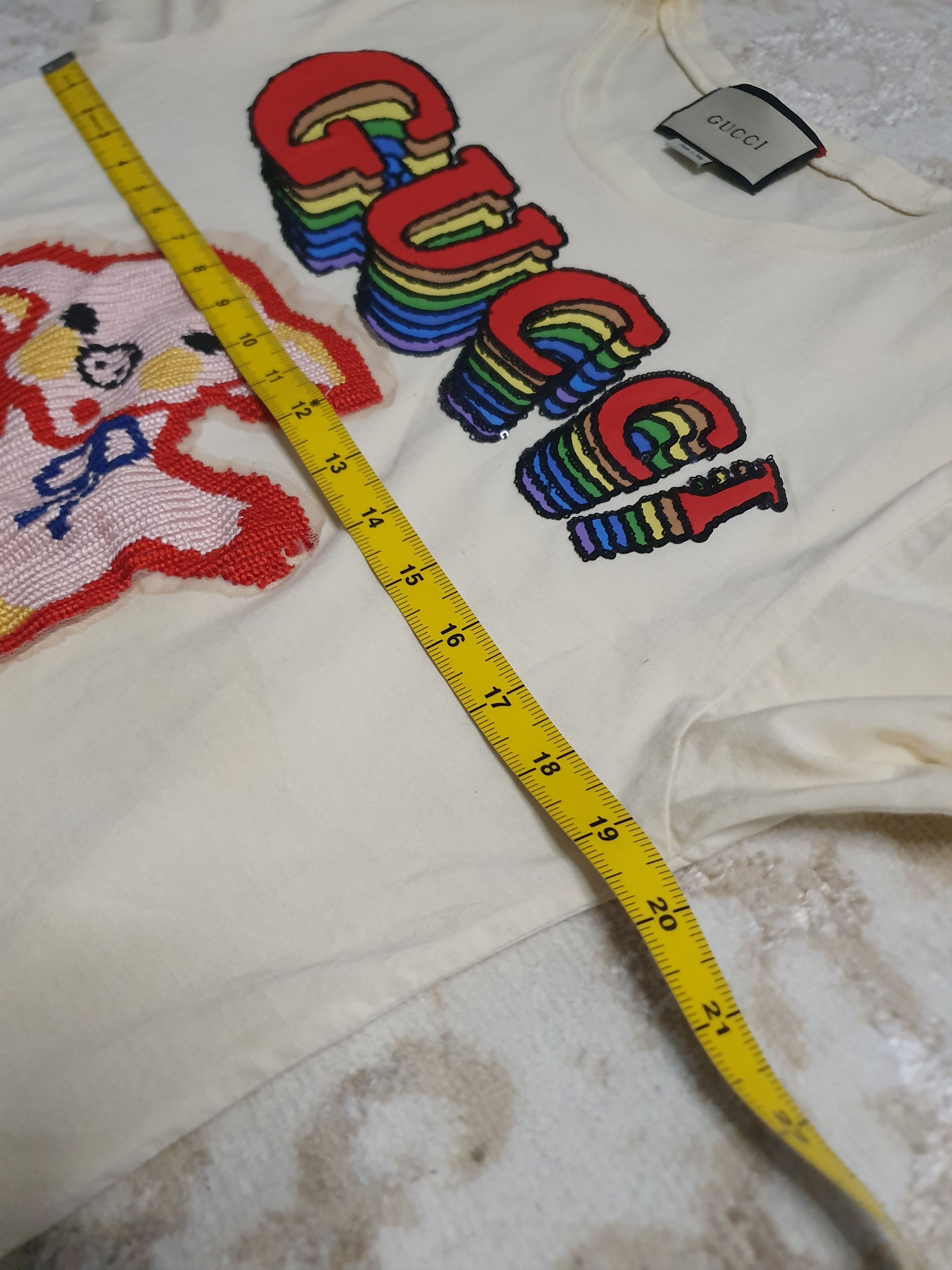 Gucci Gucci logo pig Women's Tshirt Size L / US 10 / IT 46 - 7 Thumbnail