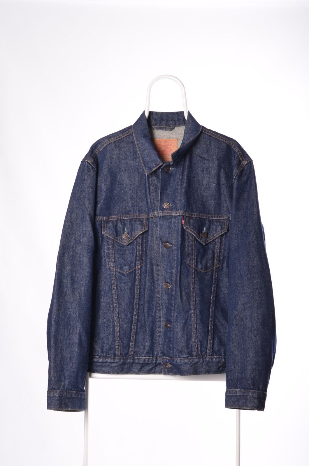 Vintage Levi s Vintage Indigo Blue Denim 70550 Trucker Jeans Jacket Grailed