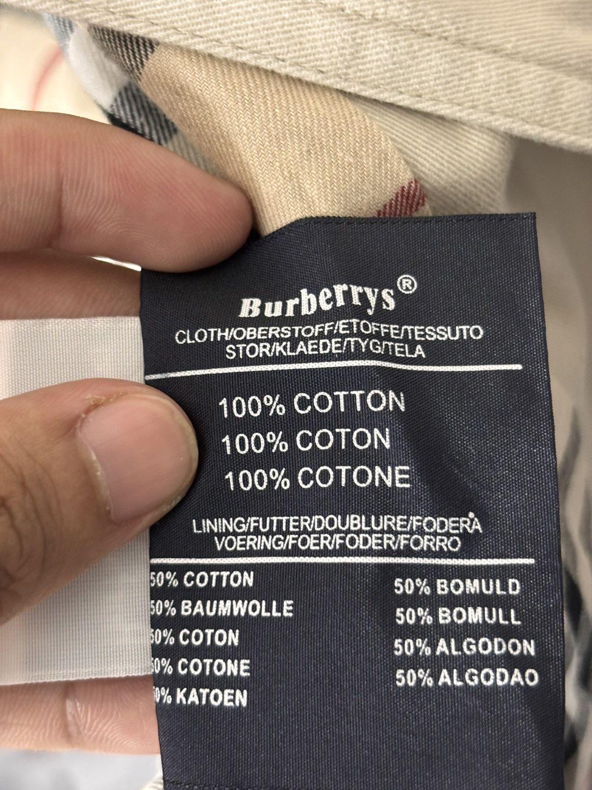 Burberry Burberry Double Breasted Jacket Beige Size L / US 10 / IT 46 - 4 Thumbnail