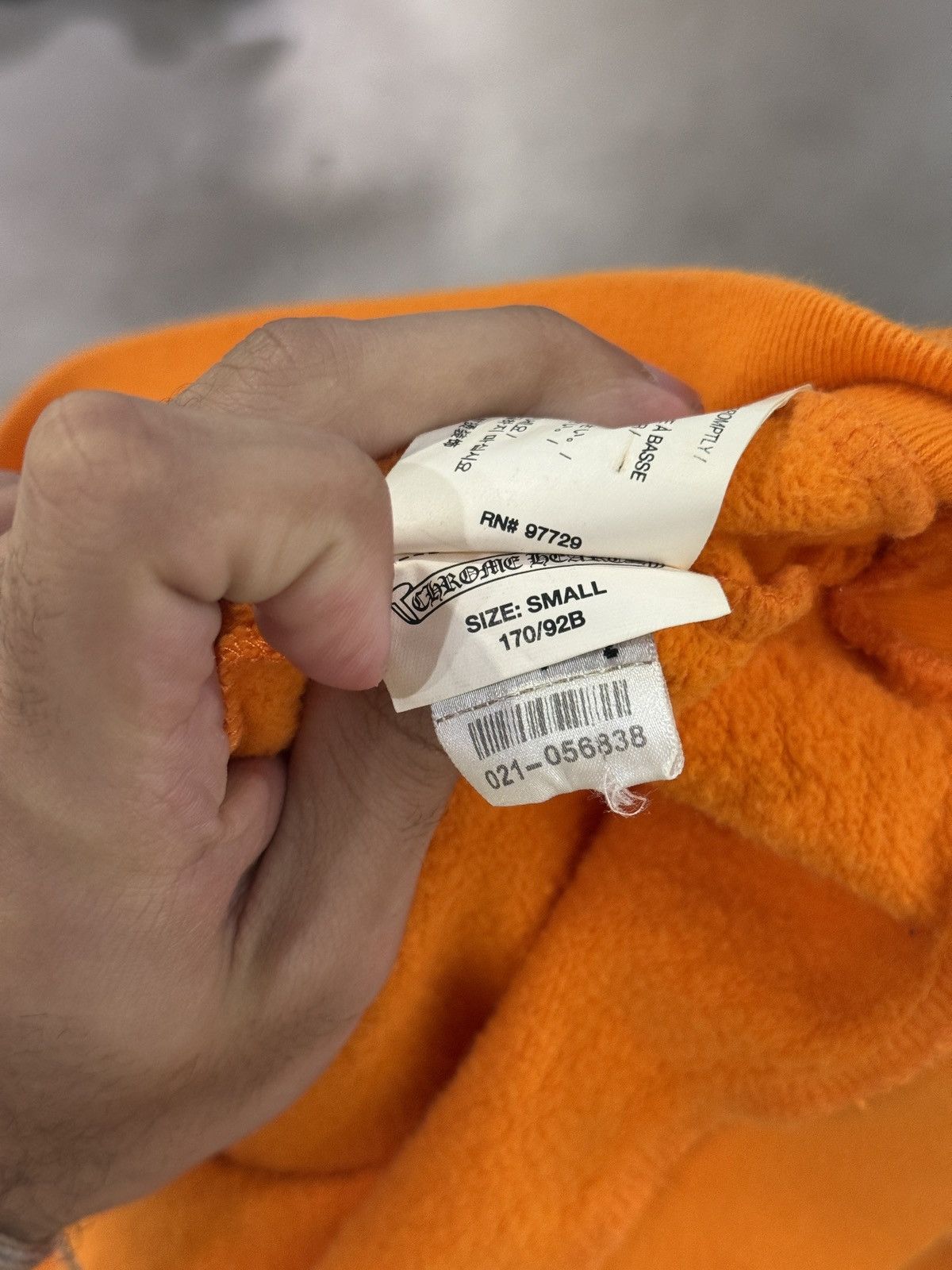 Chrome Hearts × Off-White Chrome Hearts Off-White Hoodie Orange - Like New Size US S / EU 44-46 / 1 - 9 Thumbnail