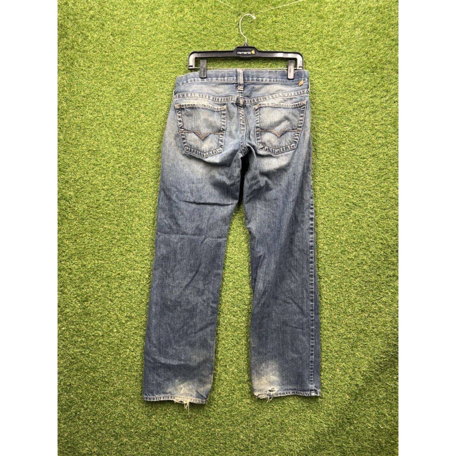Guess VINTAGE GUESS Jeans 30x32 Rebel Straight Leg Denim Jeans Mens 90s 80s Blue Medium Wash 5-Pocket Pattern Solid 90s Theme Size US 30 / EU 46 - 2 Thumbnail