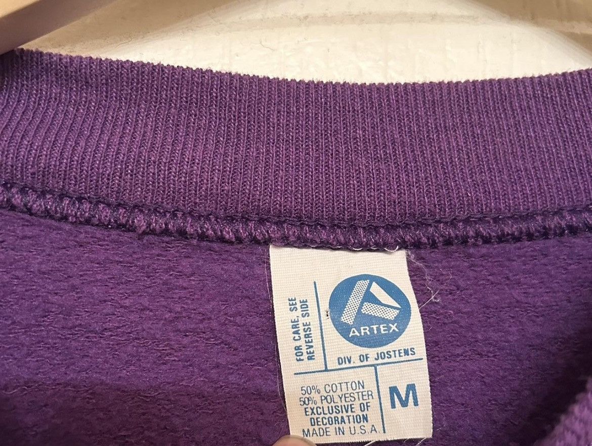 Vintage Vintage 80s Lakers Purple Crewneck szM Size US M / EU 48-50 / 2 - 4 Thumbnail