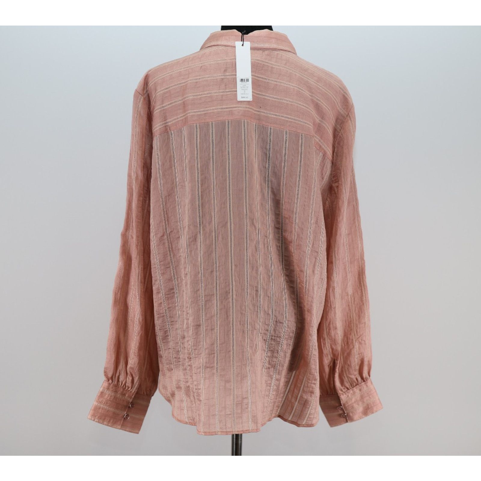 Chicos NWT CHICO'S Classic Collared Blouse French Blush Size 3 $90 Size XXL / US 16-18 / IT 52-54 - 5 Thumbnail