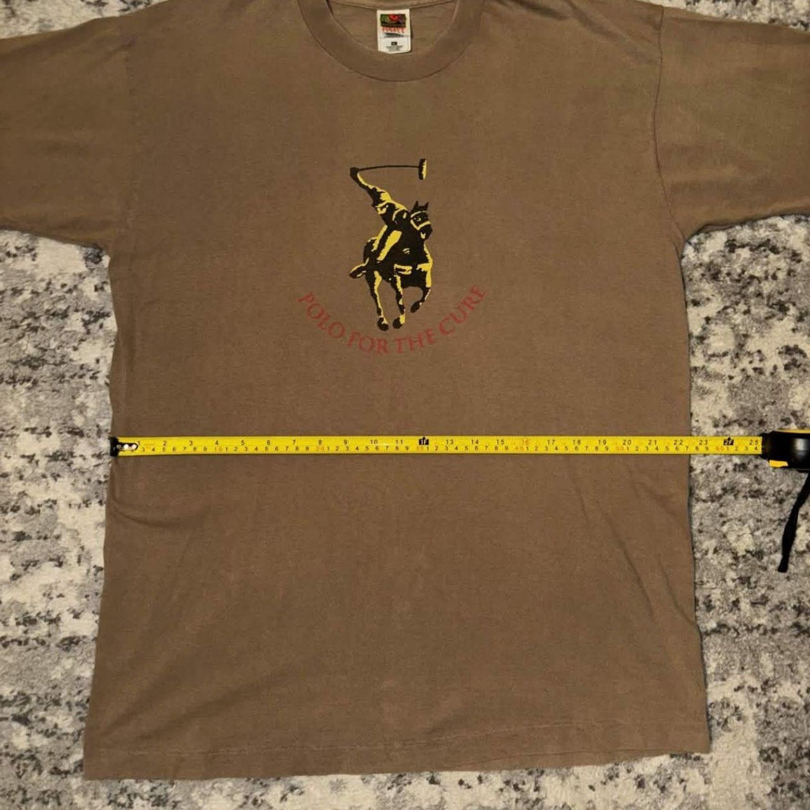 Vintage 90s Polo For The Cure Leukemia Shirt Size US XL / EU 56 / 4 - 6 Thumbnail