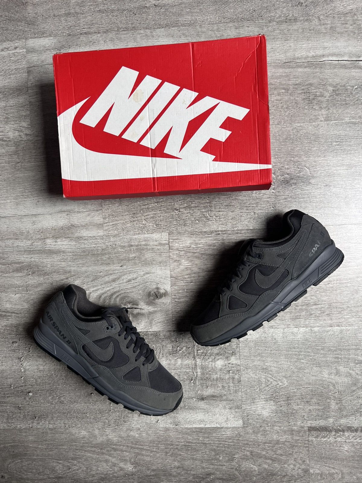 Nike Nike Air Span 2 PRM Anthracite Grey Size US 11.5 / EU 44-45 - 1 Thumbnail