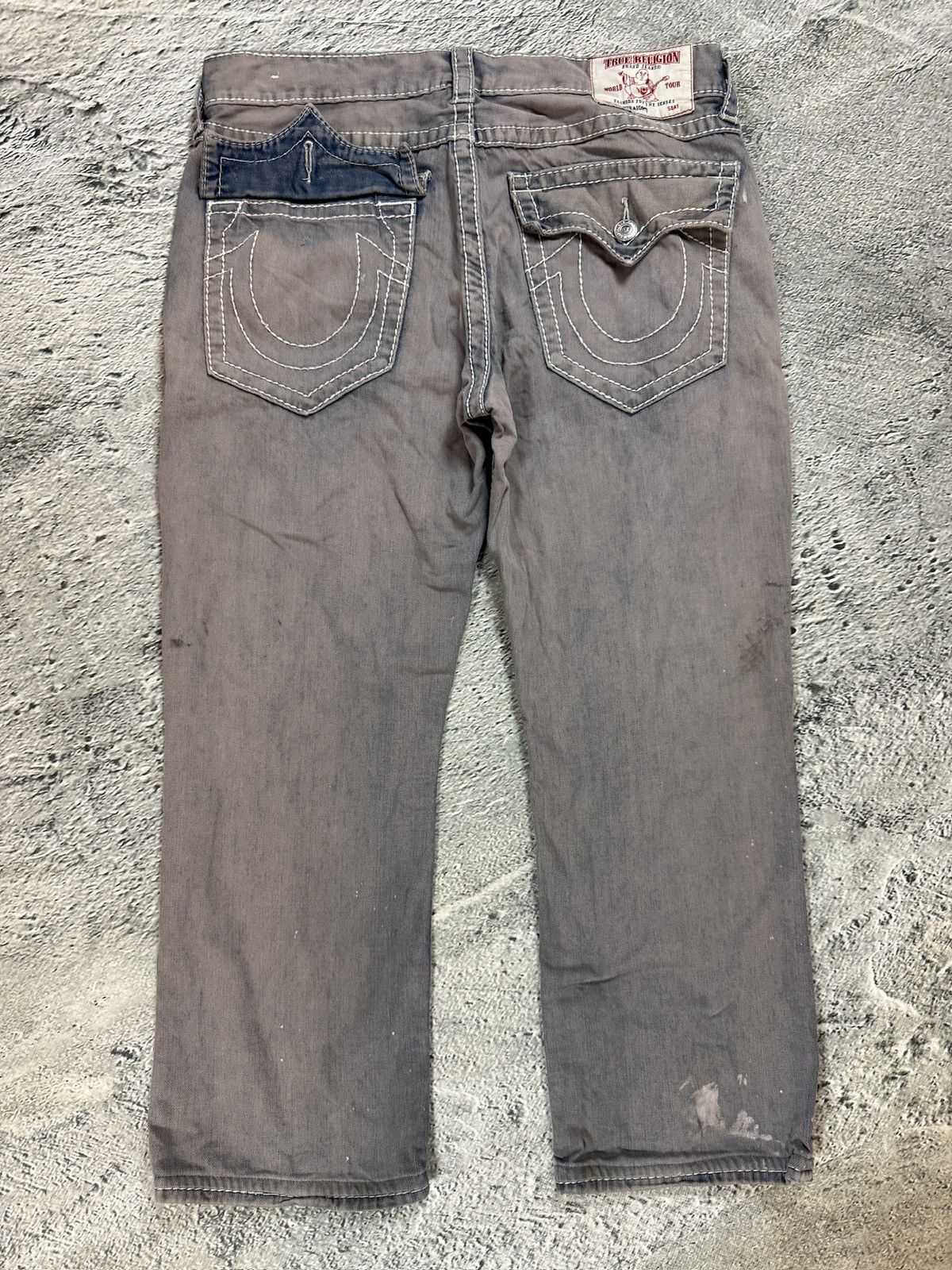 True Religion True Religion jeans vintage denim pants washed bleached Size US 36 / EU 52 - 1 Thumbnail