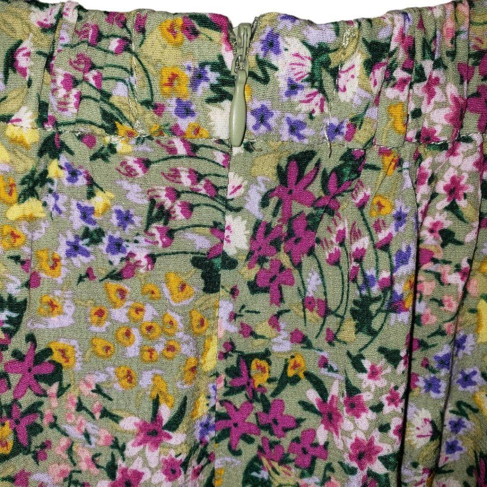 Designer CT335 Philosophy Floral Maxi Skirt with Split L Size 36" / US 14 / IT 50 - 3 Thumbnail