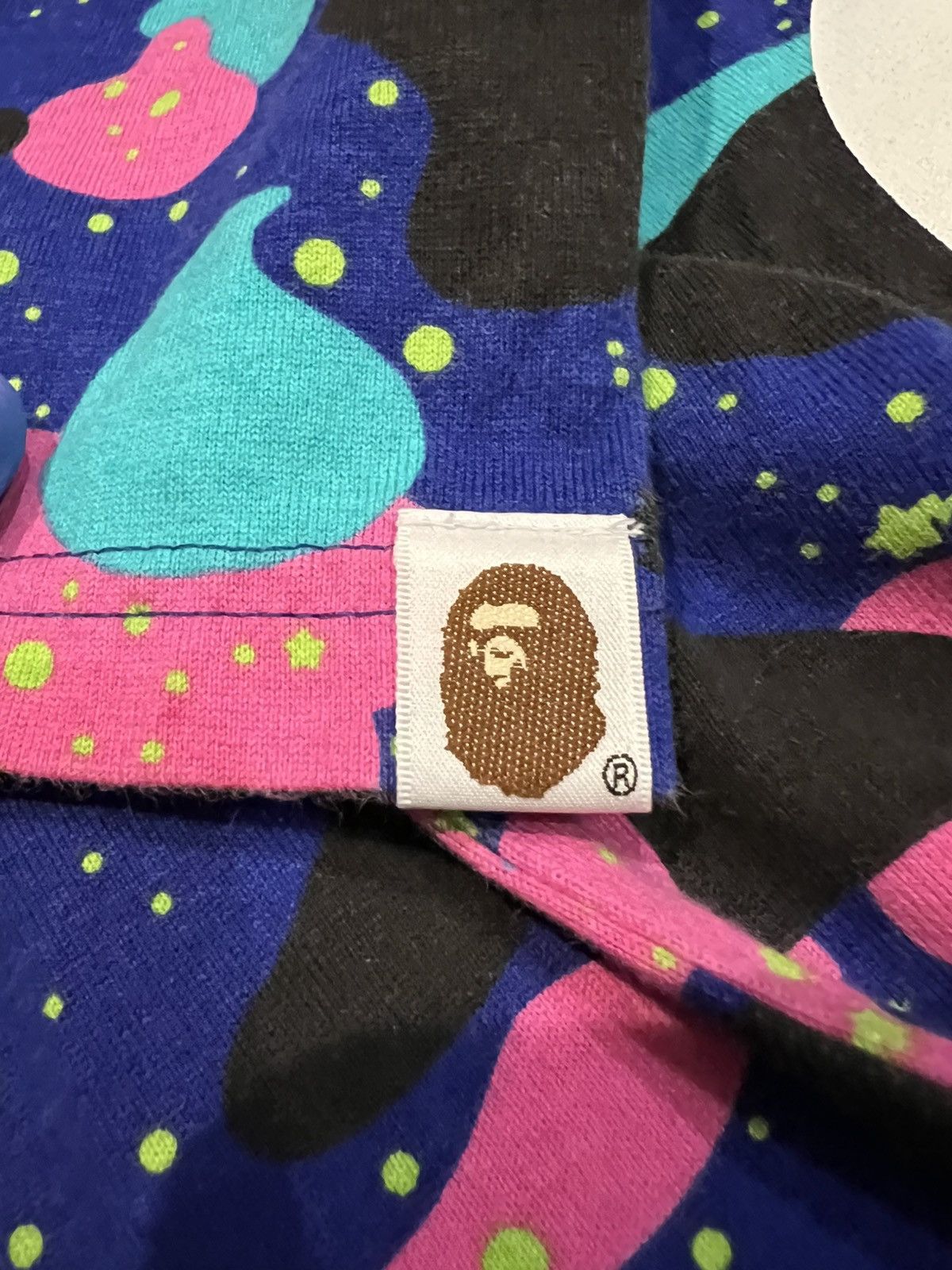 Bape A Bathing Ape x Kid Cudi Blue Moon Man Space Camo T-Shirt Size US XL / EU 56 / 4 - 5 Thumbnail