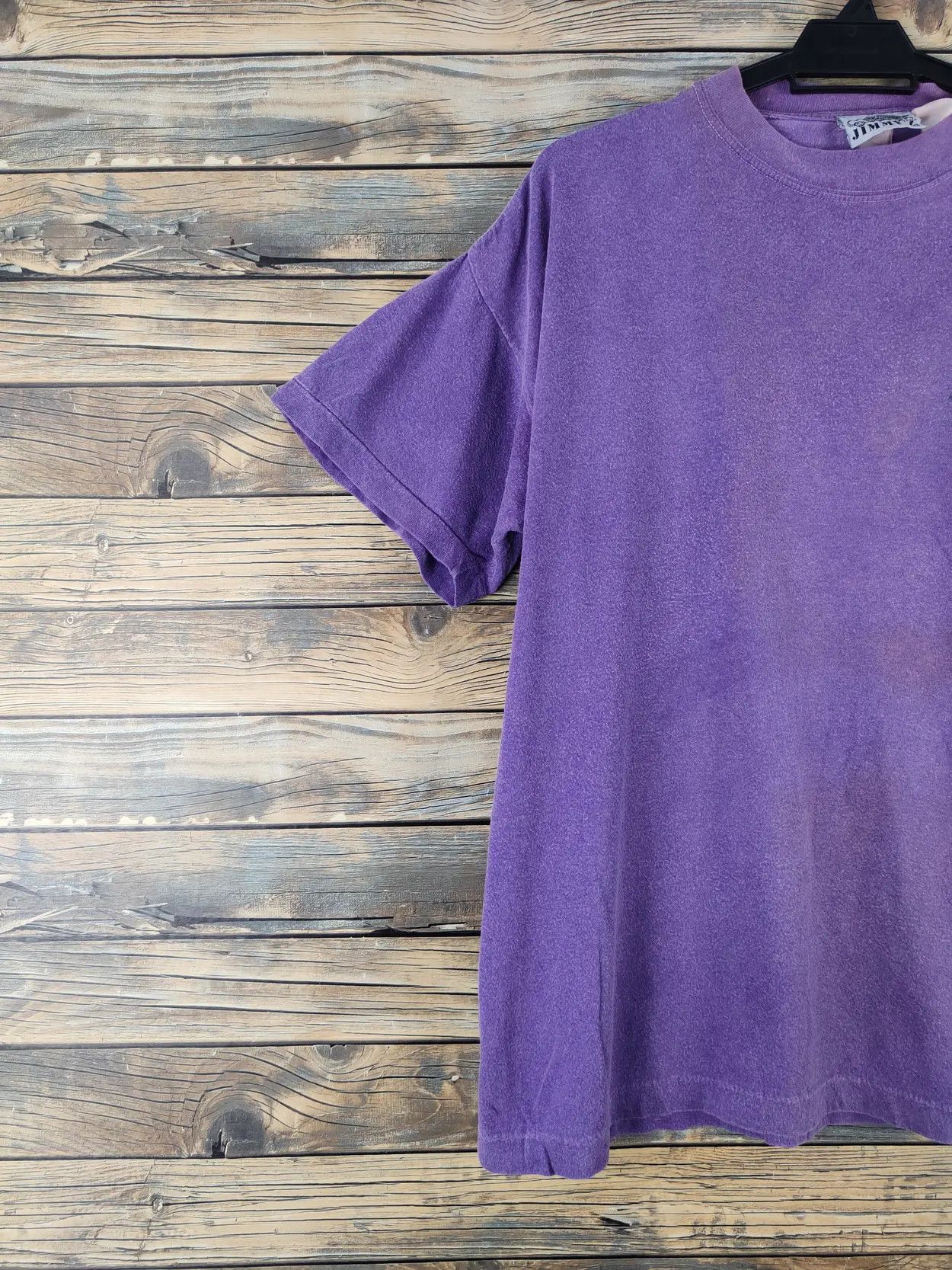 Vintage DL 80' Jimmy'z skate vintage faded Purple tee #1030 Size US L / EU 52-54 / 3 - 12 Thumbnail