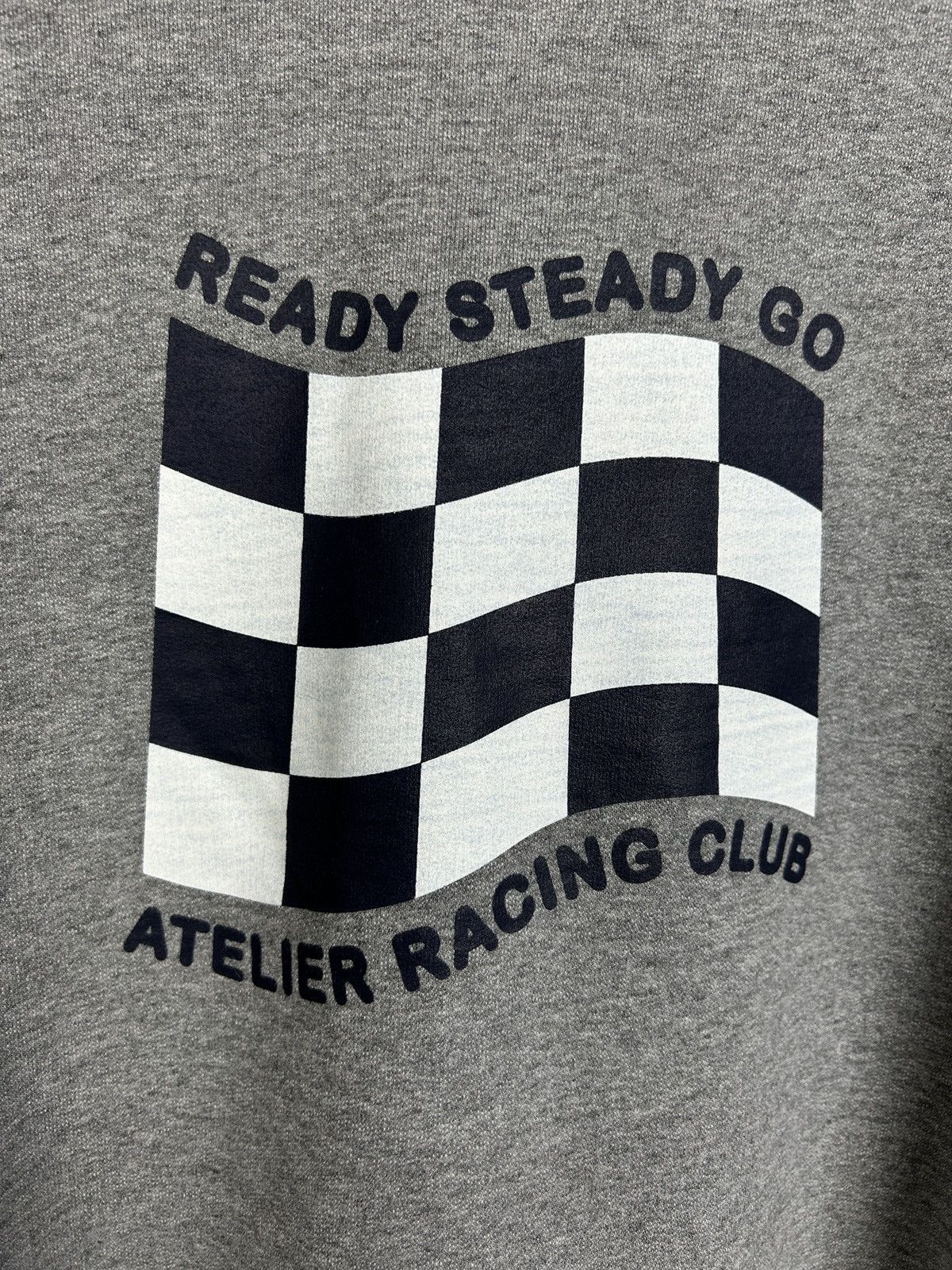 A.P.C. APC Ready Steady Go Racing Check Sweatshirt Crewneck Grey L Size US L / EU 52-54 / 3 - 2 Thumbnail