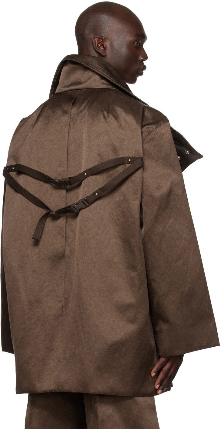 Rick Owens o1y0325 Coat in Brown Size US M / EU 48-50 / 2 - 3 Thumbnail