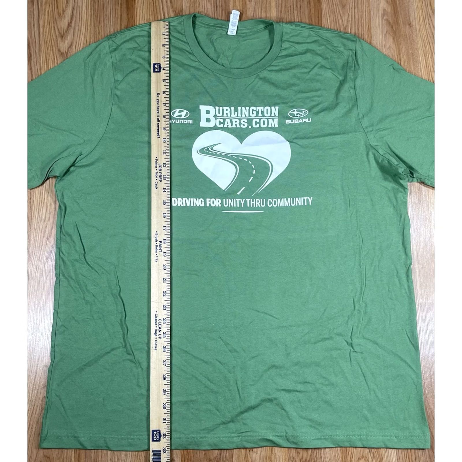 Vintage VINTAGE Canvas T-Shirt Mens XXXL 3X-Large Green Burlington Cars.Com Short Sleeve Size US XXL / EU 58 / 5 - 3 Thumbnail
