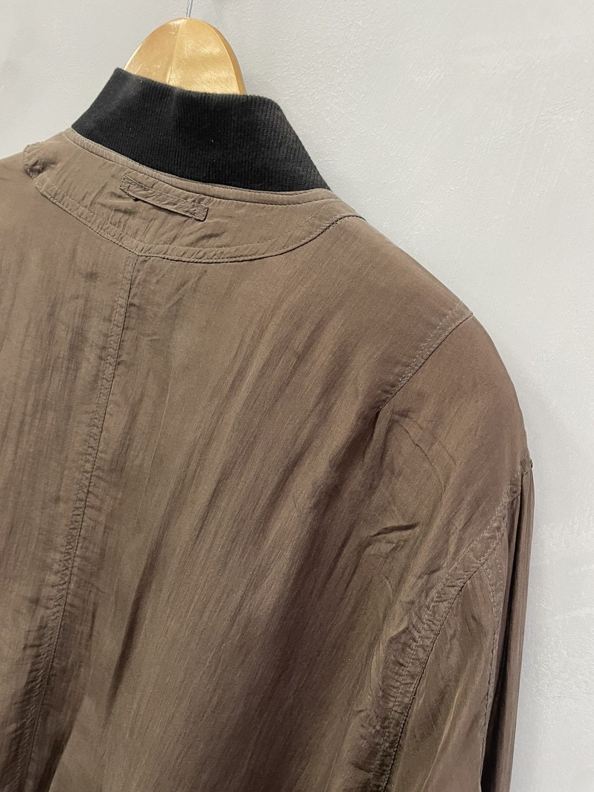 Japanese Brand VINTAGE BOXY MA 1 BOMBER SILK BROWN JAPANESE AVANT-GARDE Size US L / EU 52-54 / 3 - 11 Thumbnail