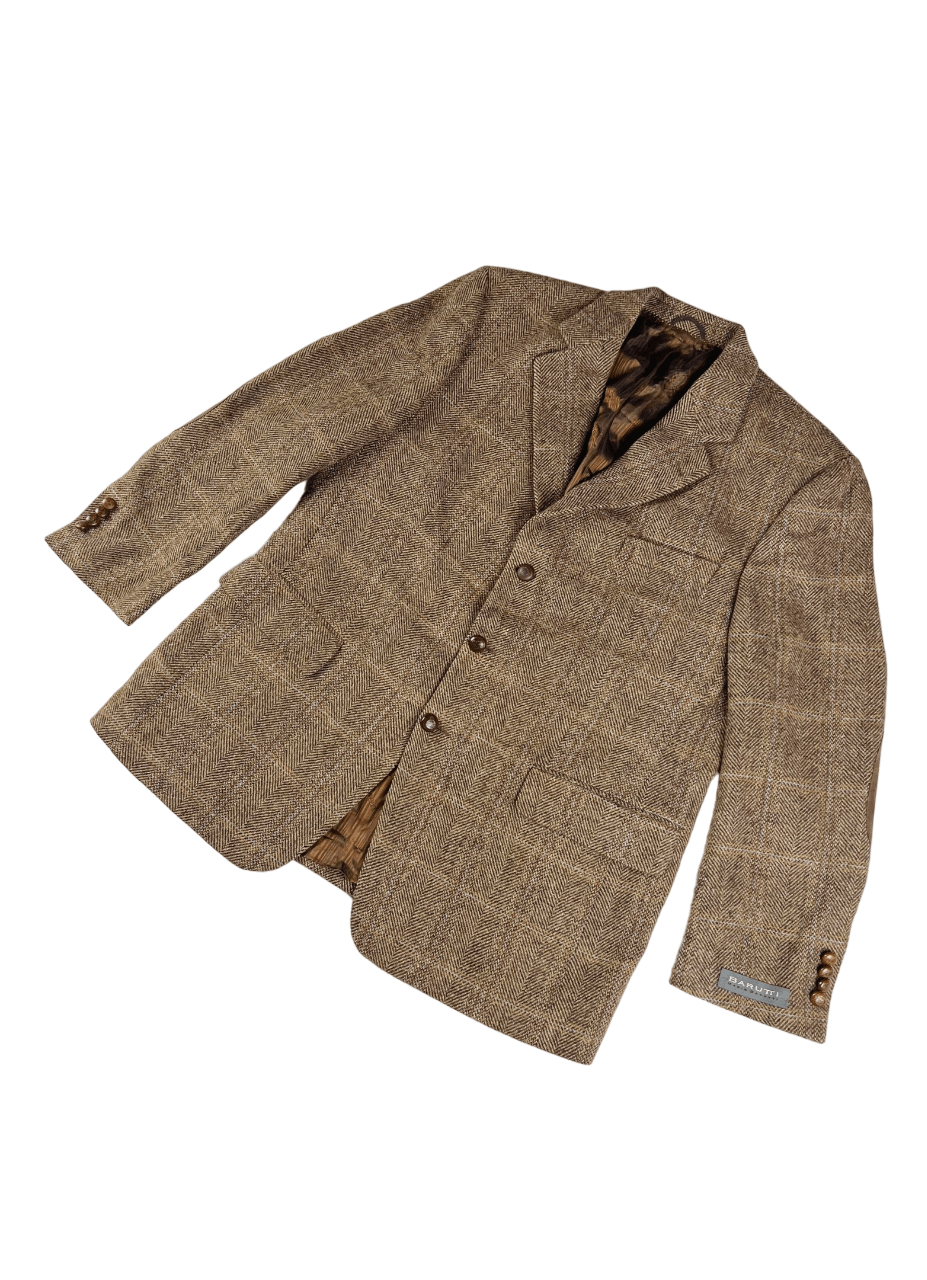Harris Tweed × Vintage Vintage Harris Tweed Wool Blazer M Size 48R - 8 Thumbnail