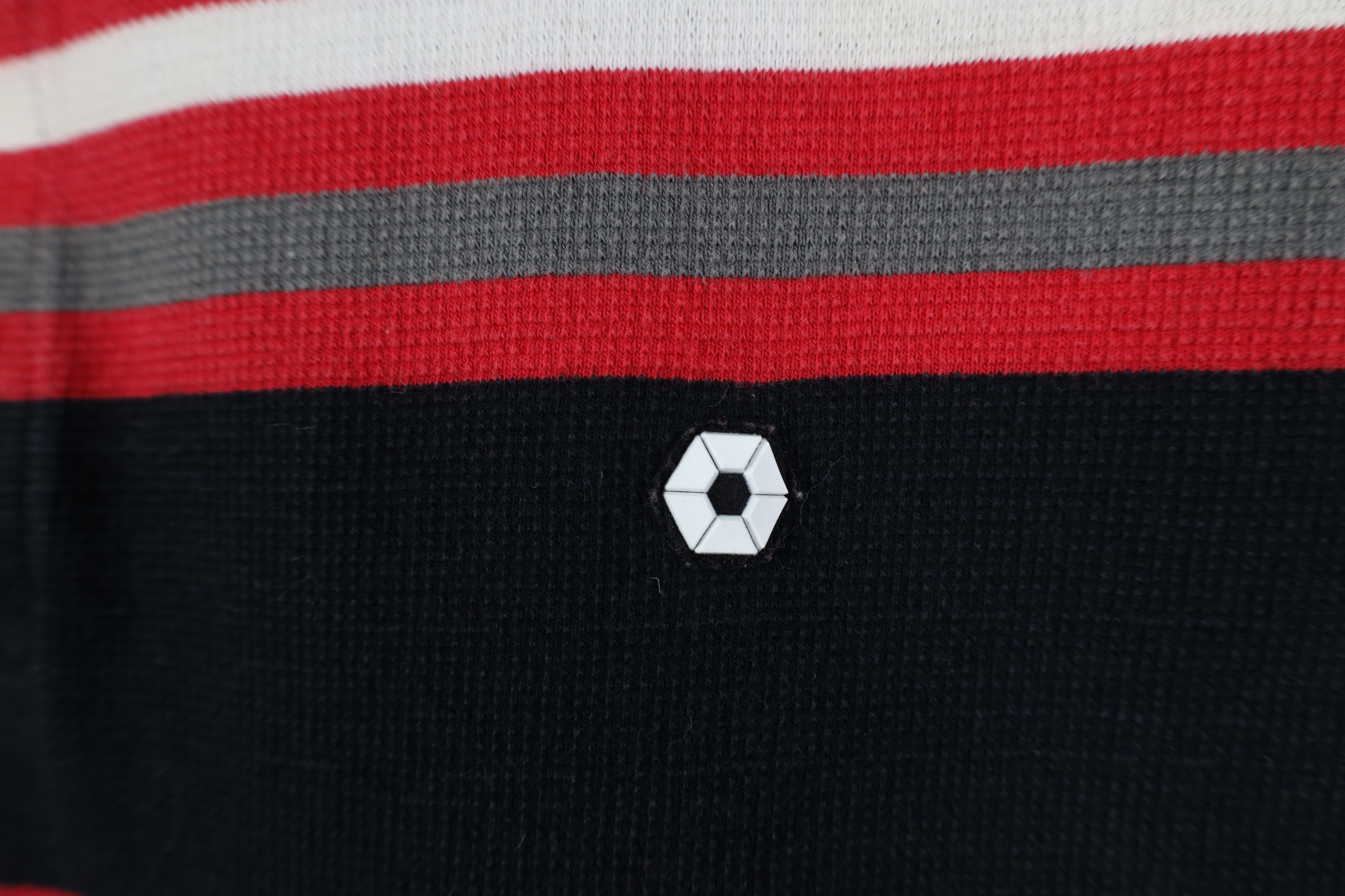 Southpole Vintage 90s Y2K Southpole Thermal Waffle Knit Golf Polo Size US L / EU 52-54 / 3 - 4 Thumbnail