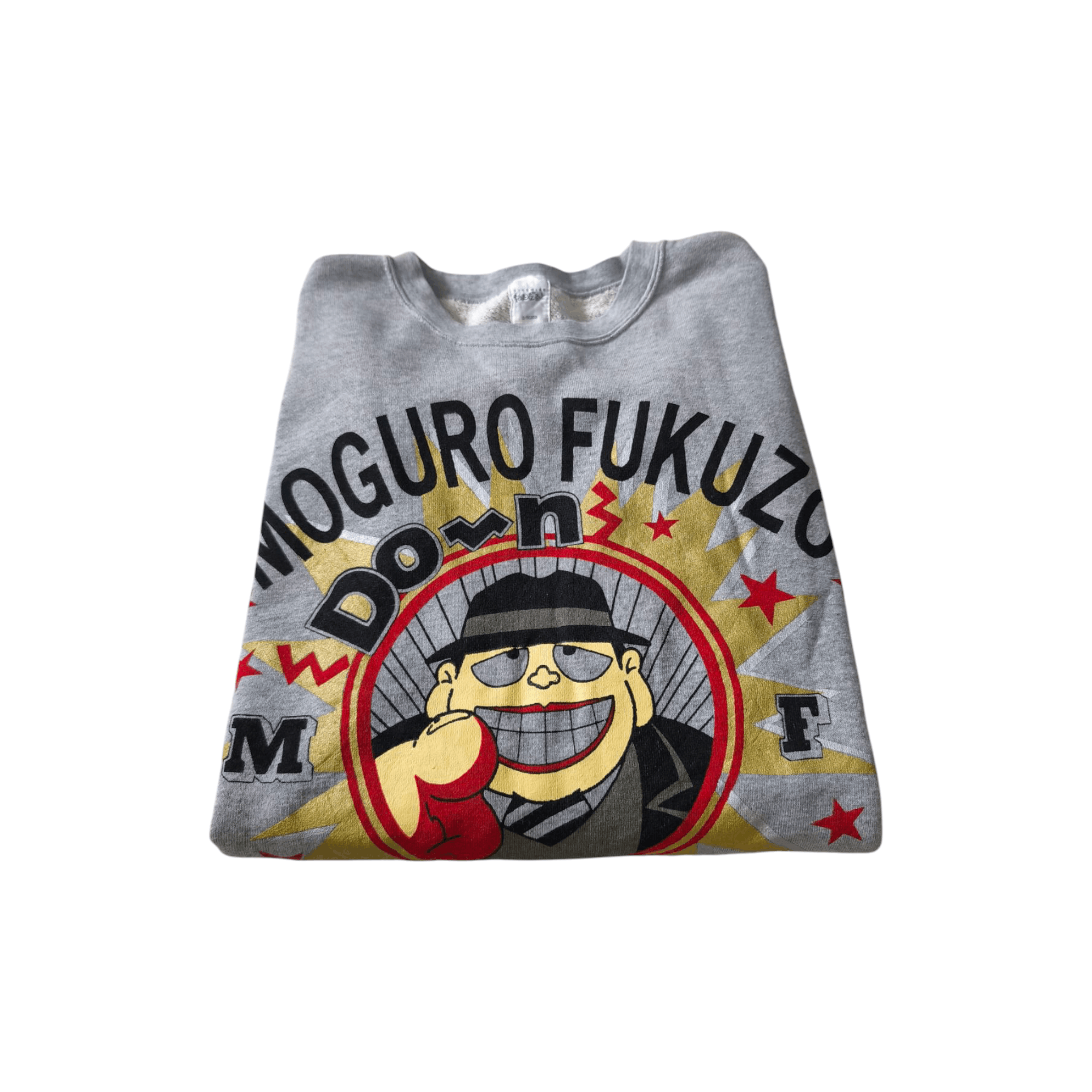 Anime Vintage Warausalesman Laughing Salesman Sweatshirt 80s Size US L / EU 52-54 / 3 - 2 Thumbnail