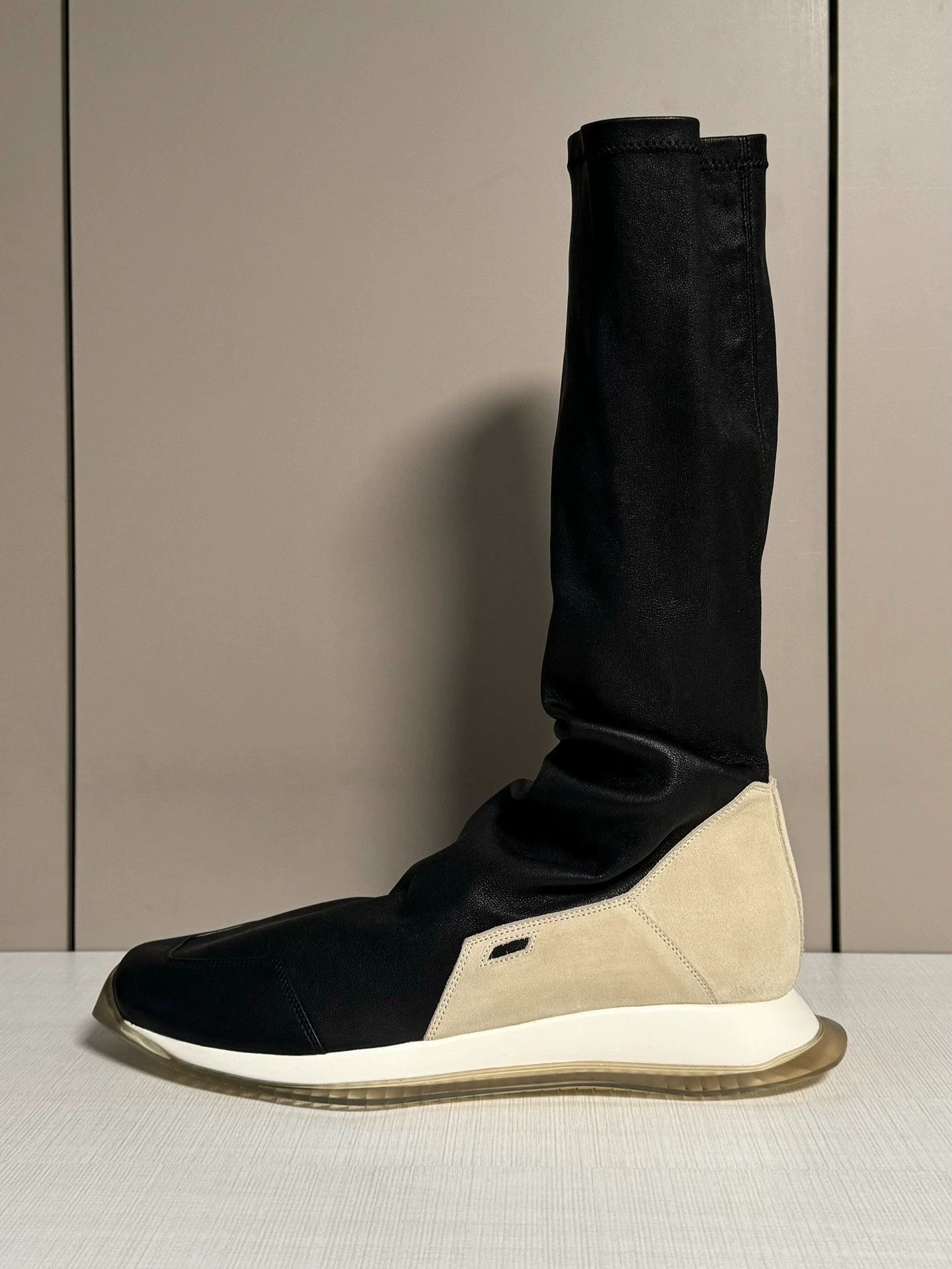 Rick Owens Rick Owens Oblique Runner Stretch Sock ClearTank 43 Size US 10 / EU 43 - 3 Thumbnail