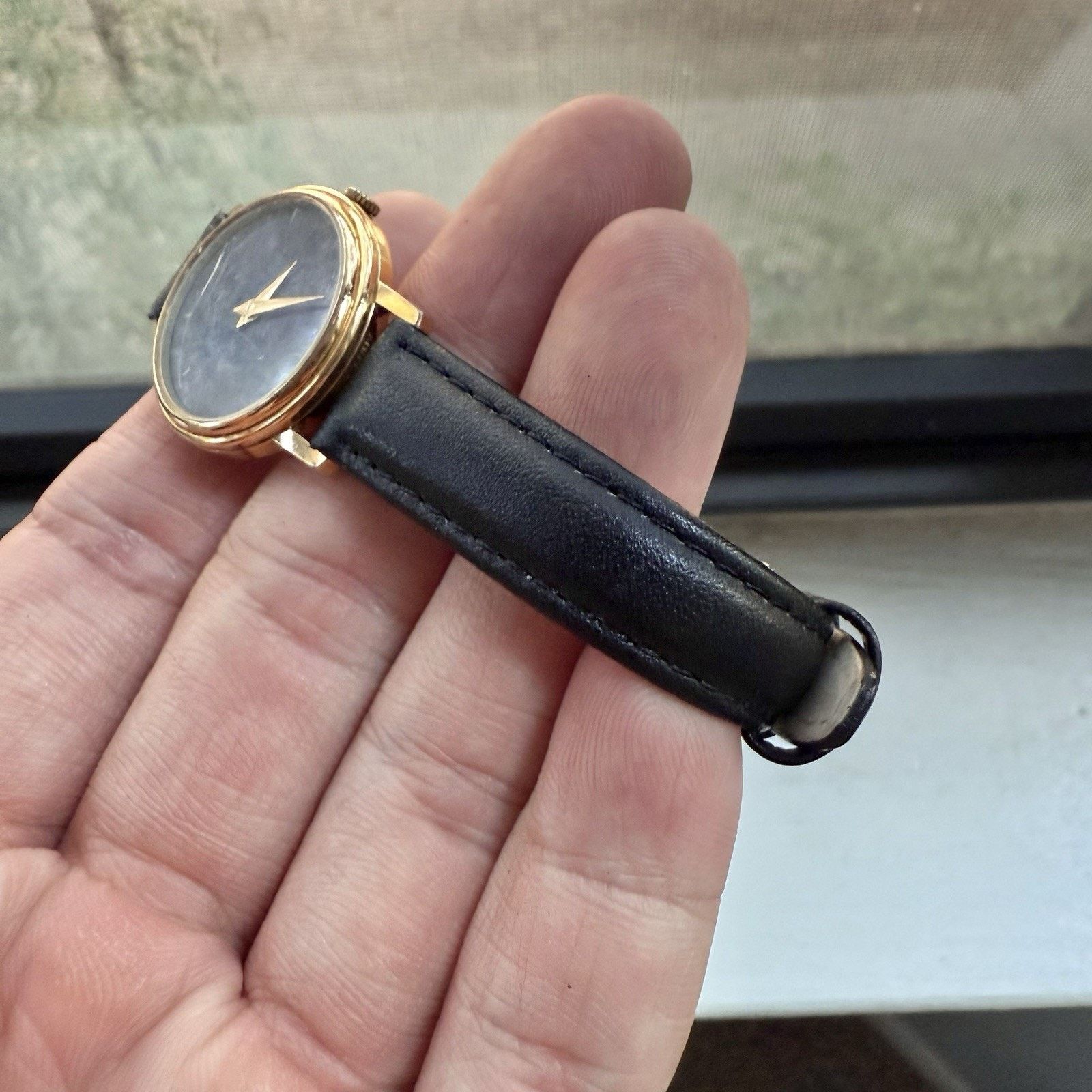 Vintage Vintage Eska Quartz Gold Plated Watch Lapis Lazuli Ladies 24 Size ONE SIZE - 10 Thumbnail