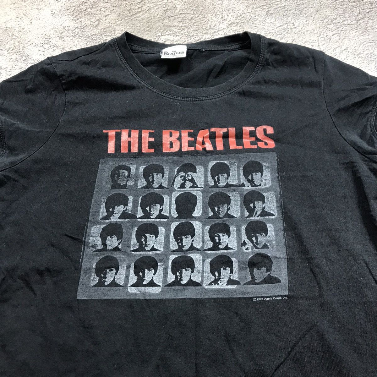 Band Tees VINTAGE BAND TEE THE BEATLES ROCK MUSIC FACES Y2K 90s Size M / US 6-8 / IT 42-44 - 3 Thumbnail