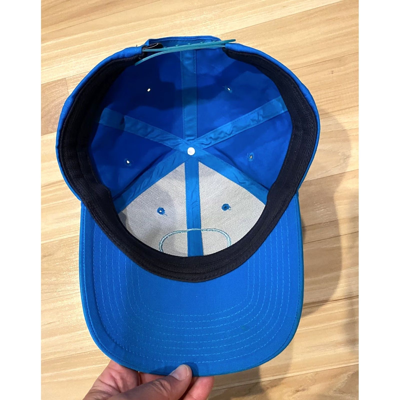 Patagonia VINTAGE? Rare Patagonia Trucker Hat Blue Unusual Collectible Adjustable Unisex Adults Blue Hat Size ONE SIZE - 6 Thumbnail