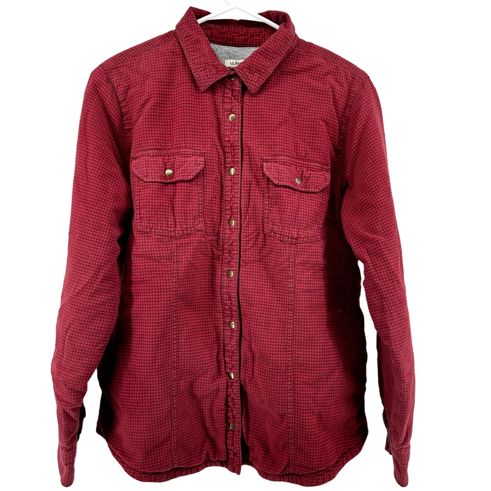 L.L. Bean L.L. Bean Button Down Shacket Buffalo Plaid Pockets Lined L Size US L / EU 52-54 / 3 - 1 Thumbnail