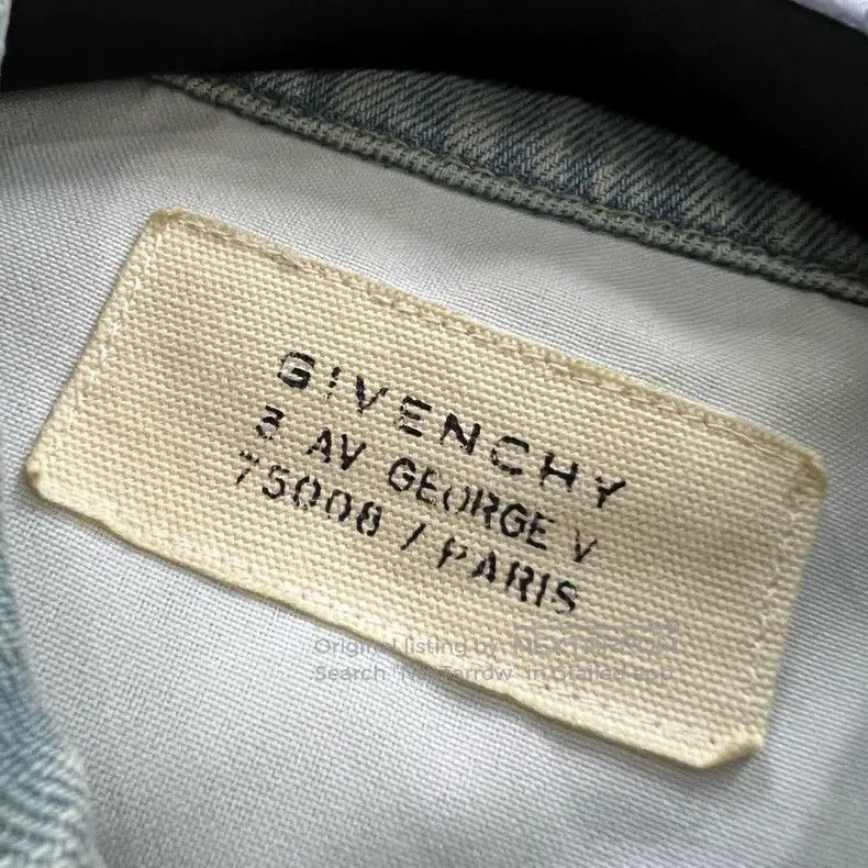 Givenchy Givenchy Bleach Washed Denim Jacket Size US S / EU 44-46 / 1 - 2 Thumbnail