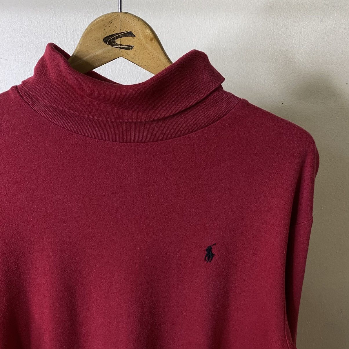 Polo Ralph Lauren Vintage Polo Ralph Lauren Turtle Neck LS T Shirt Size US M / EU 48-50 / 2 - 2 Thumbnail