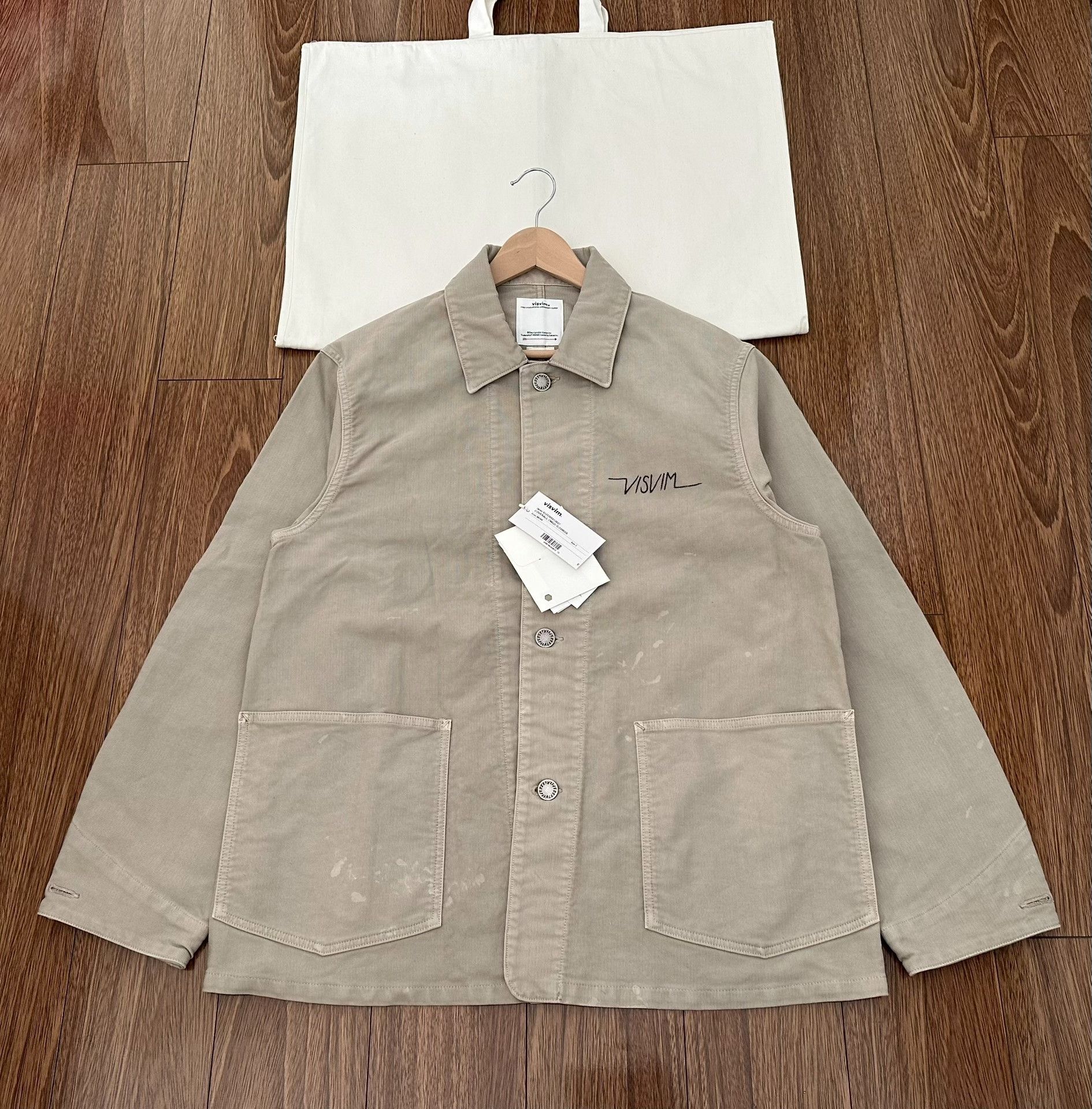 Visvim visvim coverall in beige corduroy jacket Size US M / EU 48-50 / 2 - 1 Thumbnail