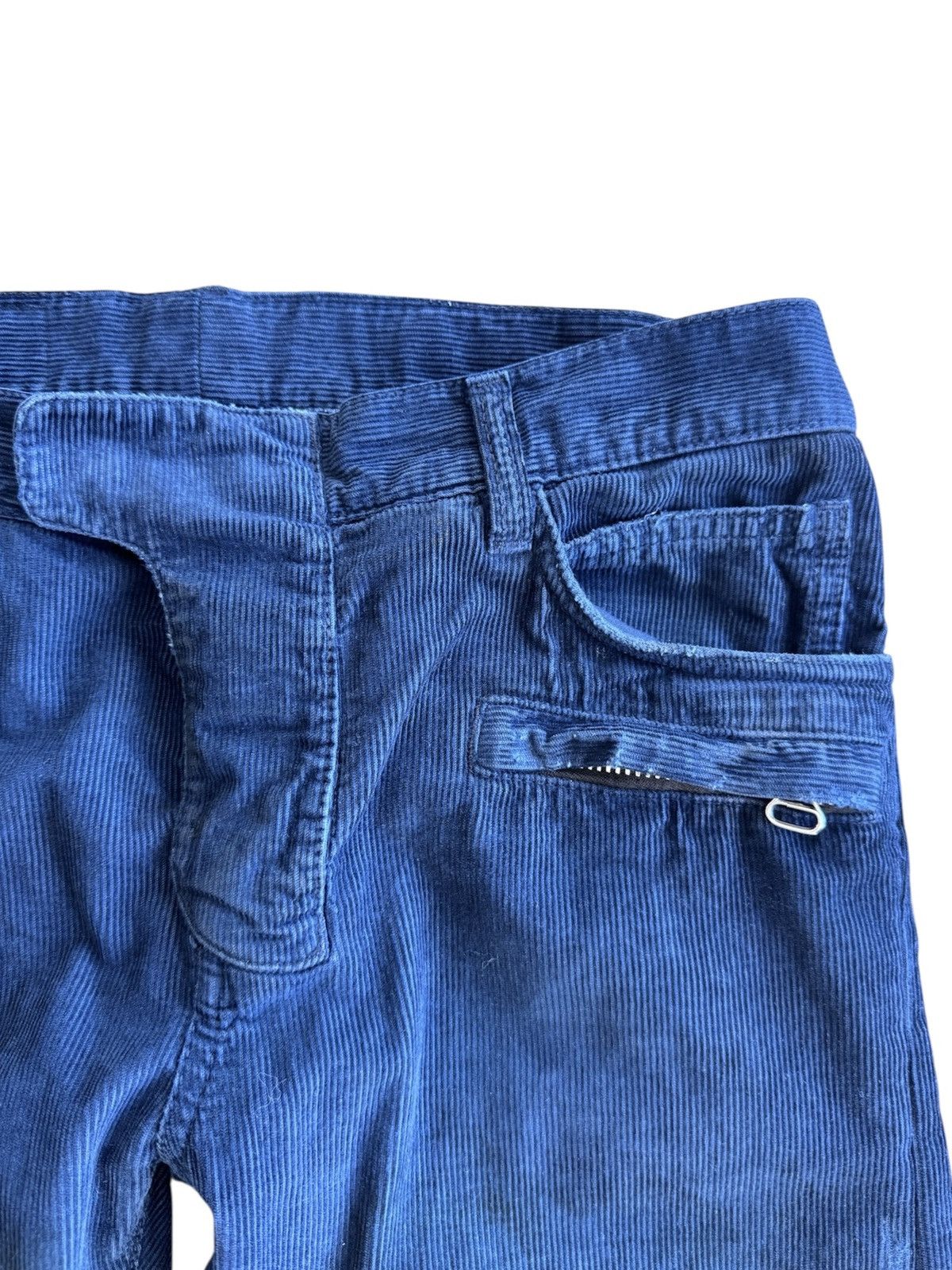 Balmain SS10 Navy Blue Corduroy Pants by Christophe Decarnin Size US 30 / EU 46 - 2 Thumbnail