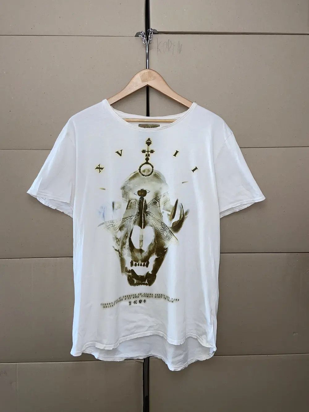 Affliction 🔞VINTAGE SKULLS DEVIL TEE T SHIRT Y2K HELL AFFLICTION GOD Size US L / EU 52-54 / 3 - 1 Thumbnail