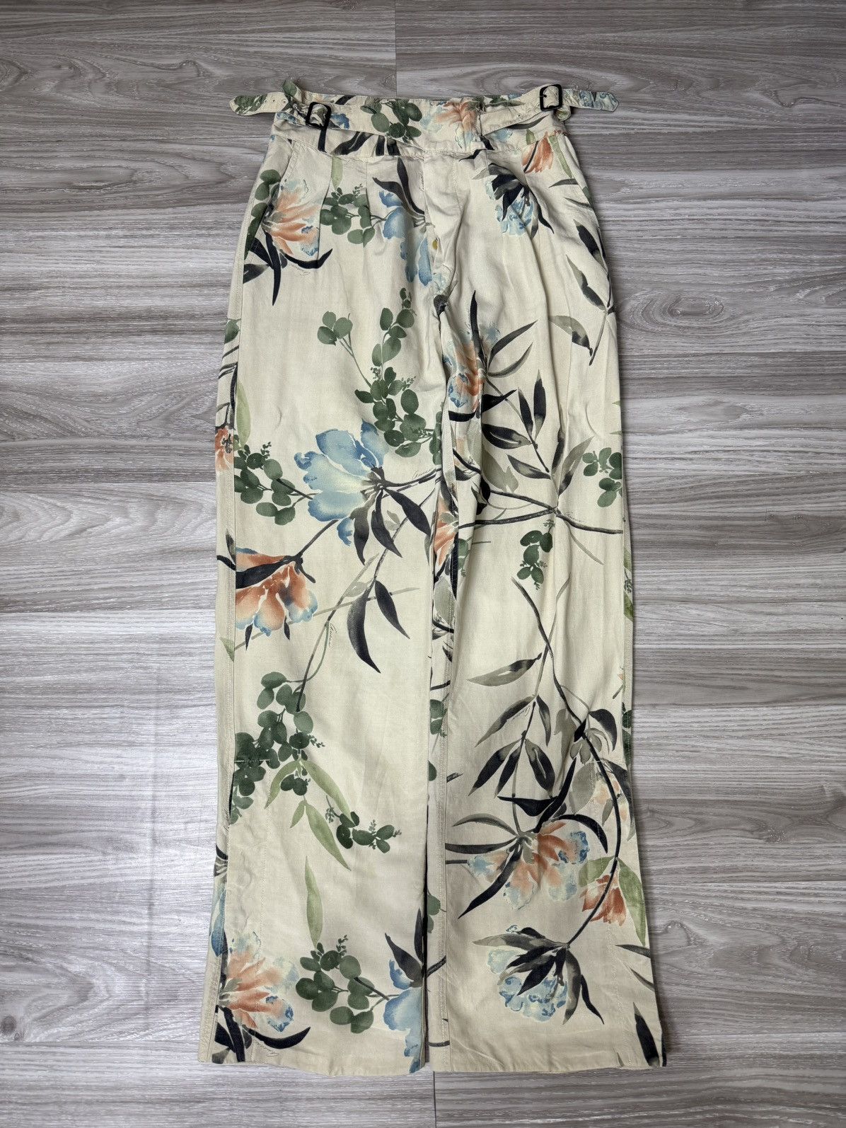 Gucci Runway Gucci Tomford SS2003 floral pants Size US 34 / EU 50 - 2 Thumbnail