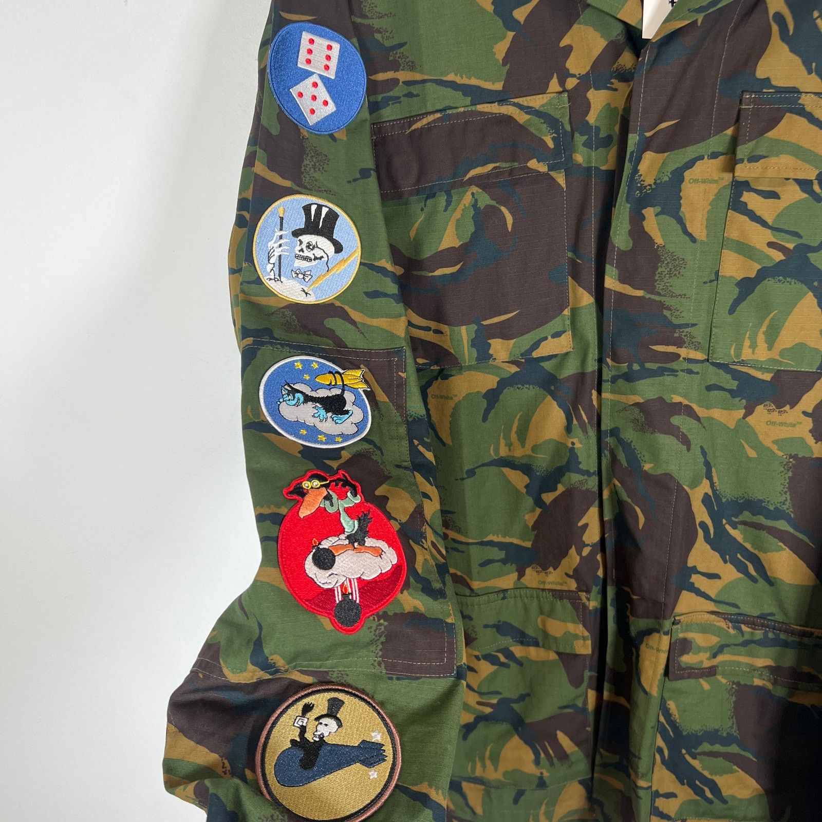 Off-White Off-White SS18 Camo Field Patches M-65 Cargo Jacket Size XXL Size US XXL / EU 58 / 5 - 4 Thumbnail