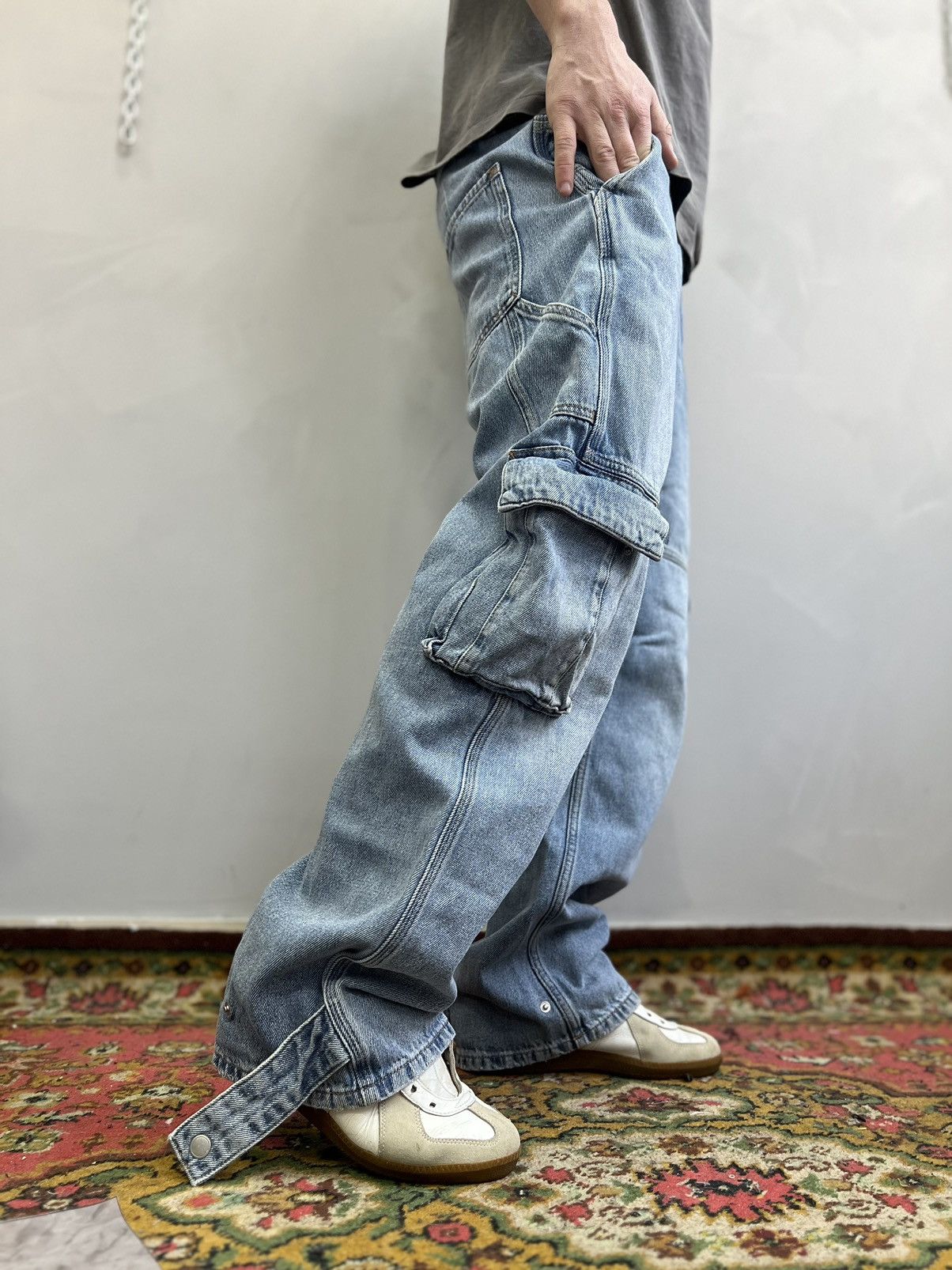 Hysteric Glamour × If Six Was Nine × Le Grande Bleu (L.G.B.) 2000s Unknown Japanese Bondage Cargo Pants y2k style Size US 31 - 1 Thumbnail