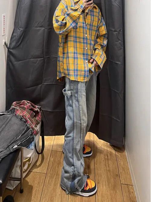 Japanese Brand Misao High Street Loose Fit Vintage Jeans Light Blue Size US 30 / EU 46 - 7 Thumbnail