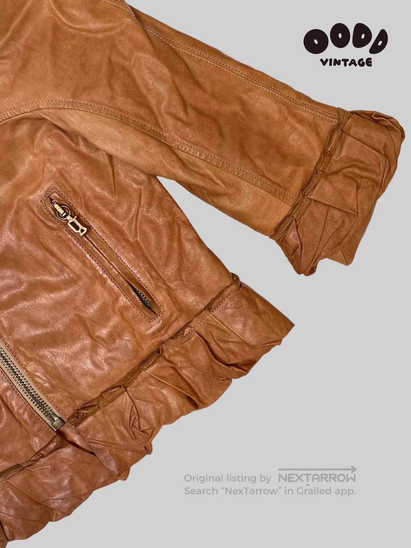 John Galliano John Galliano Ruffled Leather Jacket. Size M / US 6-8 / IT 42-44 - 6 Thumbnail