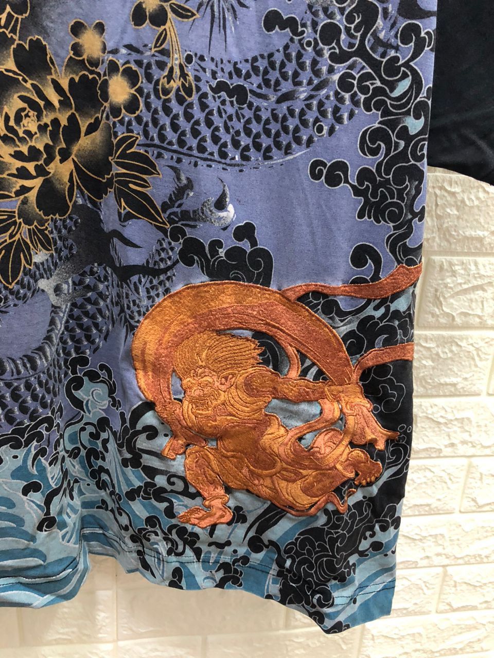Japanese Brand Sukajan Long Sleeve Karakuri Tamashi Embroidery Tshirt 5L Size US XXL / EU 58 / 5 - 5 Thumbnail