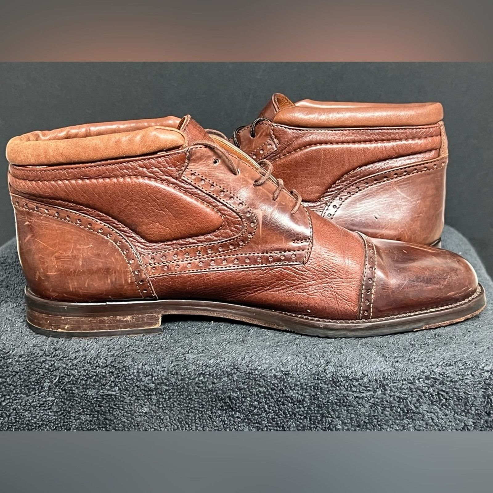 Johnston & Murphy $225 Johnston & Murphy Domani Men's Chukka Deerskin Boots 9 Size US 9 / EU 42 - 9 Thumbnail