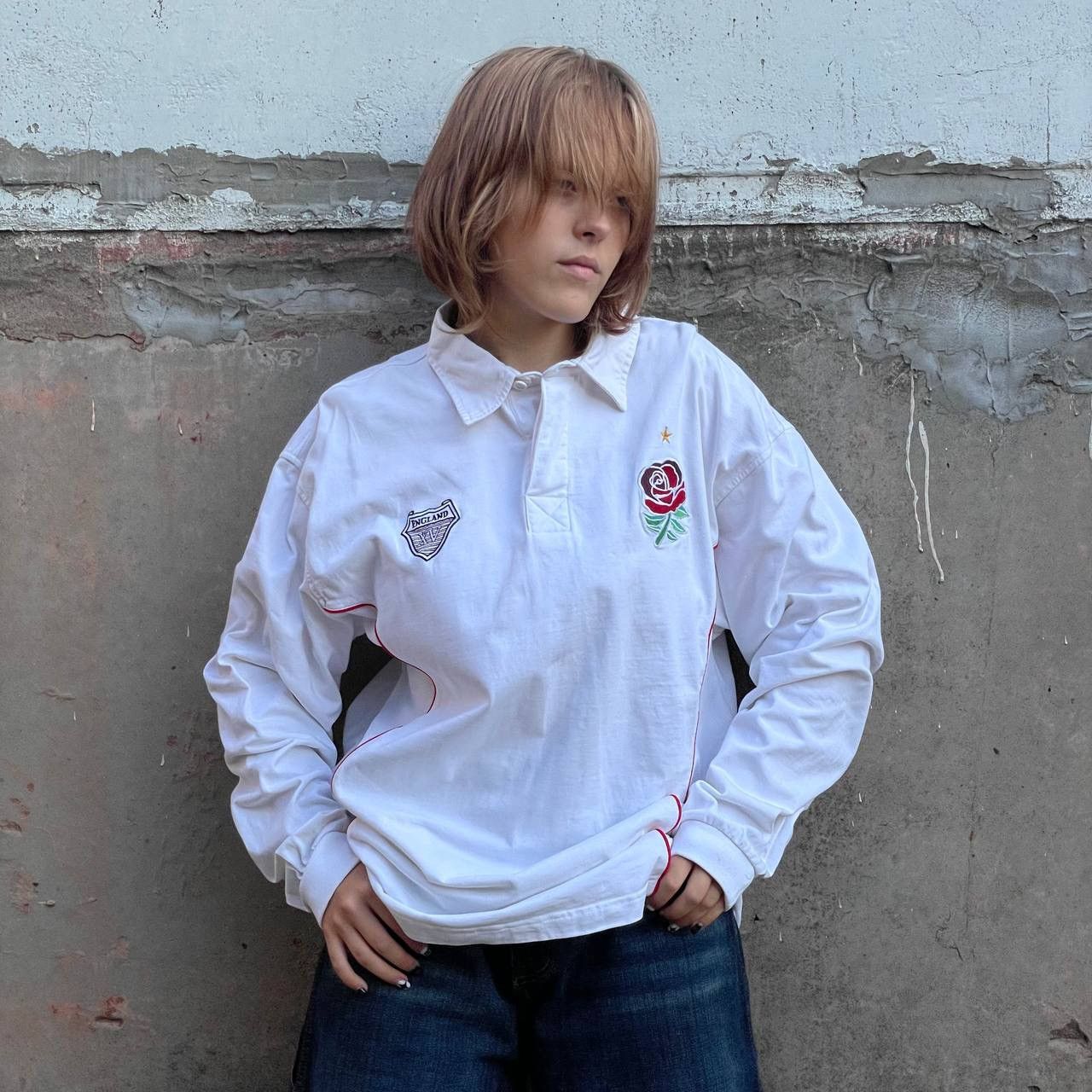 Vintage Vintage England Rugby League Longsleeve T-shirts 90s Y2K USA Size US XXL / EU 58 / 5 - 1 Thumbnail