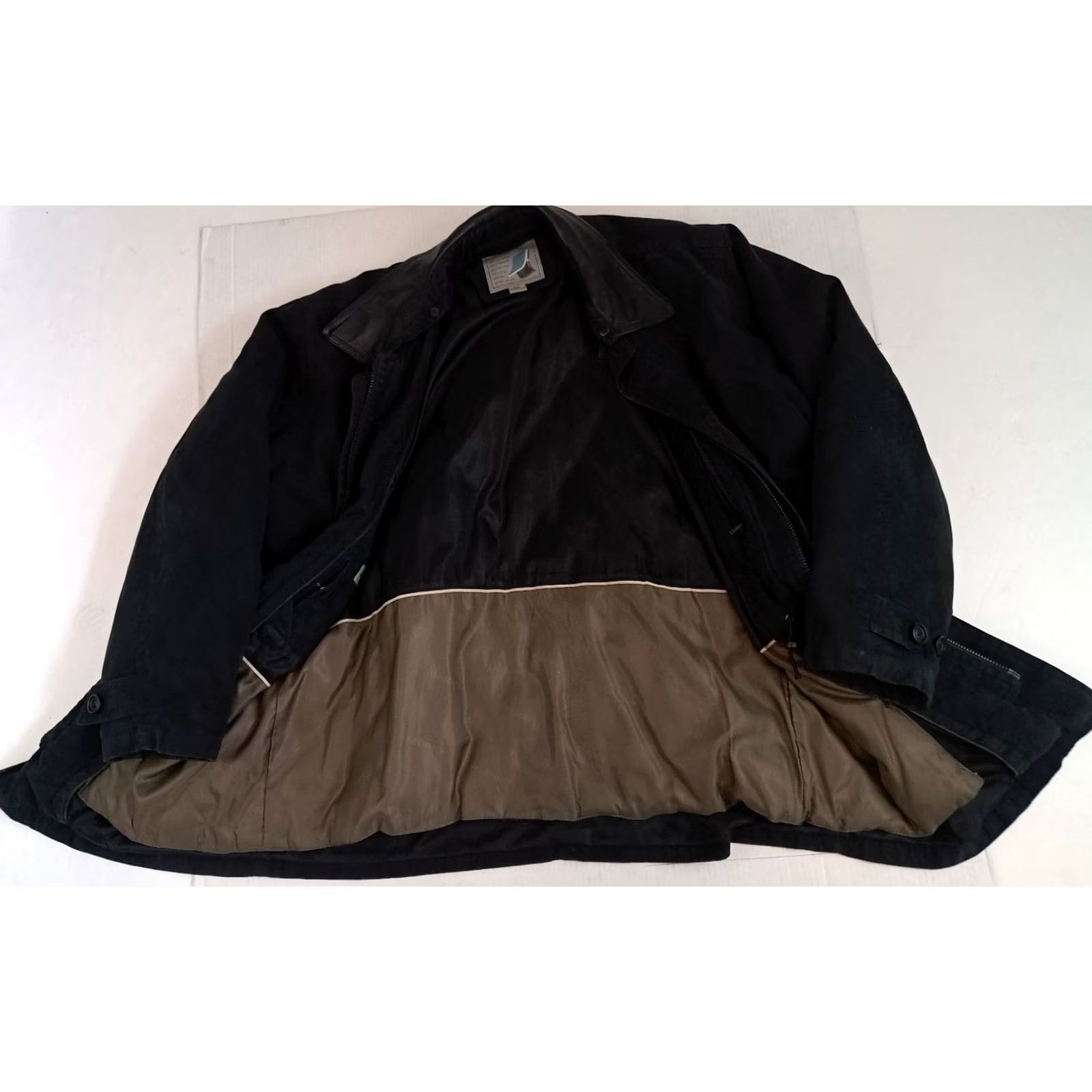 Rains VINTAGE Rain Forest Coat Parka Long Full Zip Button Leather Collar Rain Parka Coat XXL Black Mens Regular 2XL Rain Weather Size US XXL / EU 58 / 5 - 2 Thumbnail