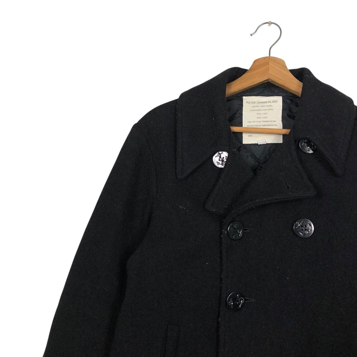 Vintage 🔥VINTAGE WORKER DUFFLE WOOL JACKET PEACOAT ISSEY MIYAKE Size US L / EU 52-54 / 3 - 9 Thumbnail