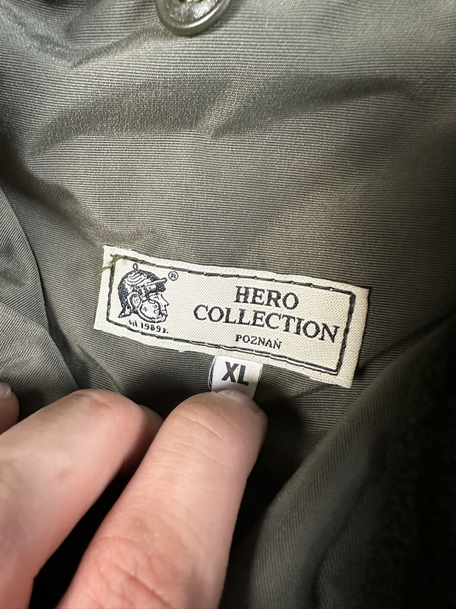 Vintage 90s Polish Army Nylon Military Bomber Vintage Size US XL / EU 56 / 4 - 5 Thumbnail