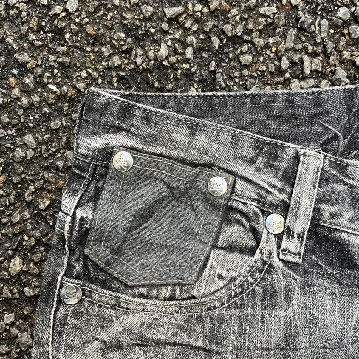 Hysteric Glamour Flared Jack Serika Artist Work Spider Web Distressed Jeans Size US 32 / EU 48 - 5 Thumbnail