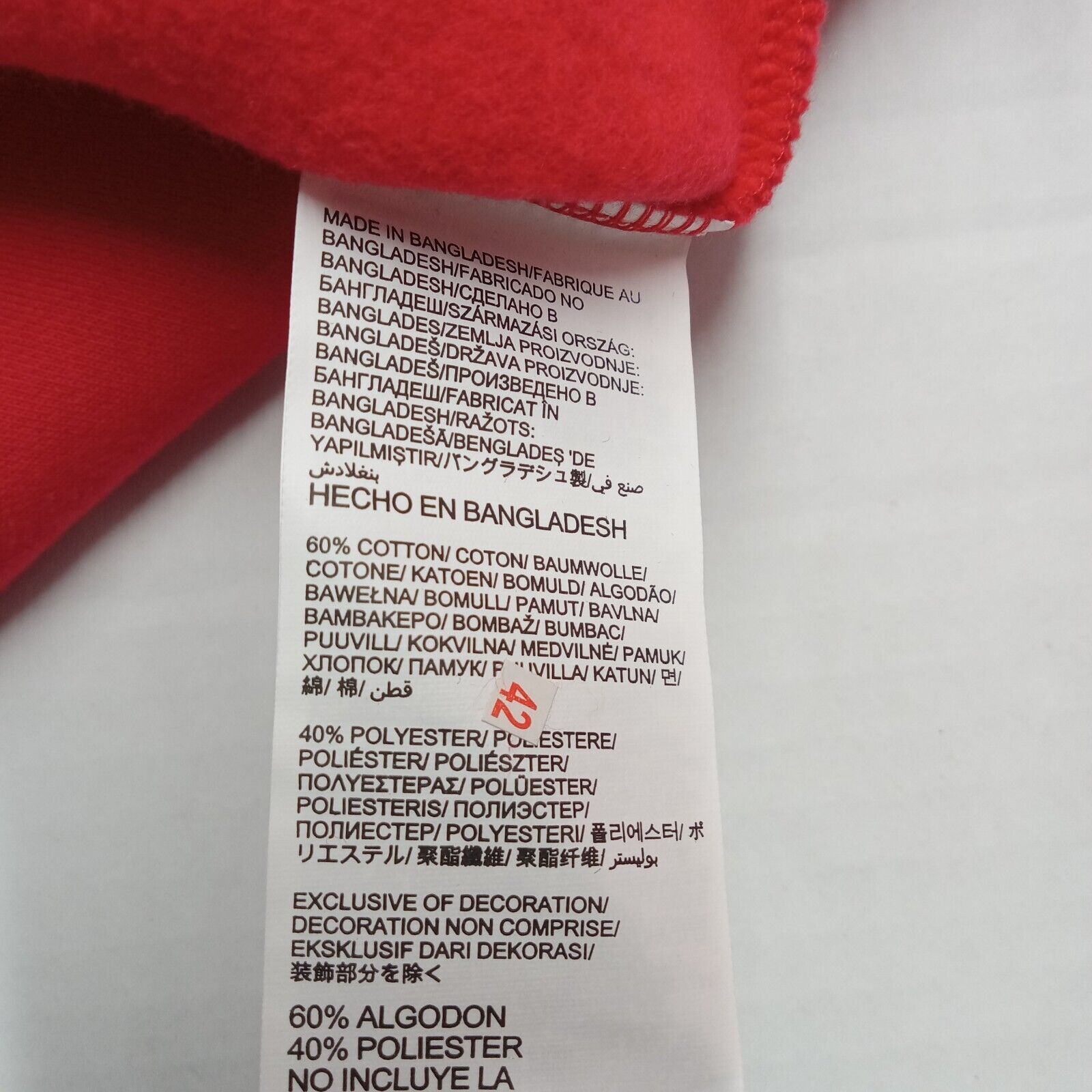 & Other Stories Fanatics Wisconsin Badgers Hoodie Women’s L Large Red Size L / US 10 / IT 46 - 7 Thumbnail