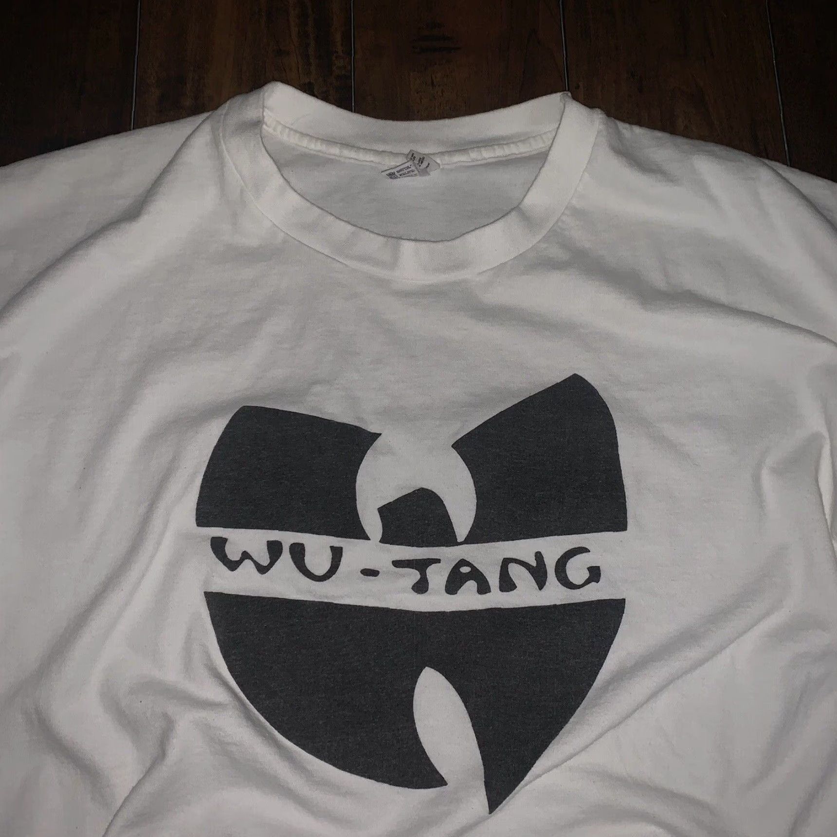 Anvil VINTAGE Wu Tang Clan T-Shirt 90s White Crew Neck Short Sleeve Graphic Tee Men 3XL Wu Wear ODB 36 Chambers USA Rap Size US XXL / EU 58 / 5 - 2 Thumbnail