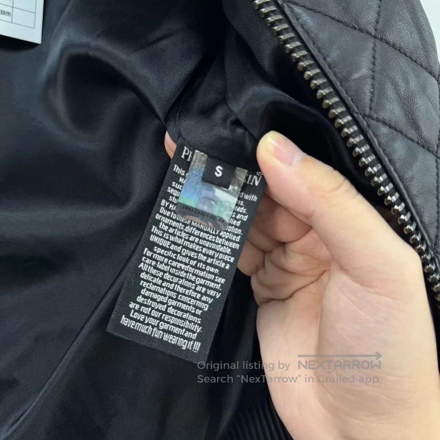 Philipp Plein philipp plein black embellished leather jacket. Size US S / EU 44-46 / 1 - 7 Thumbnail