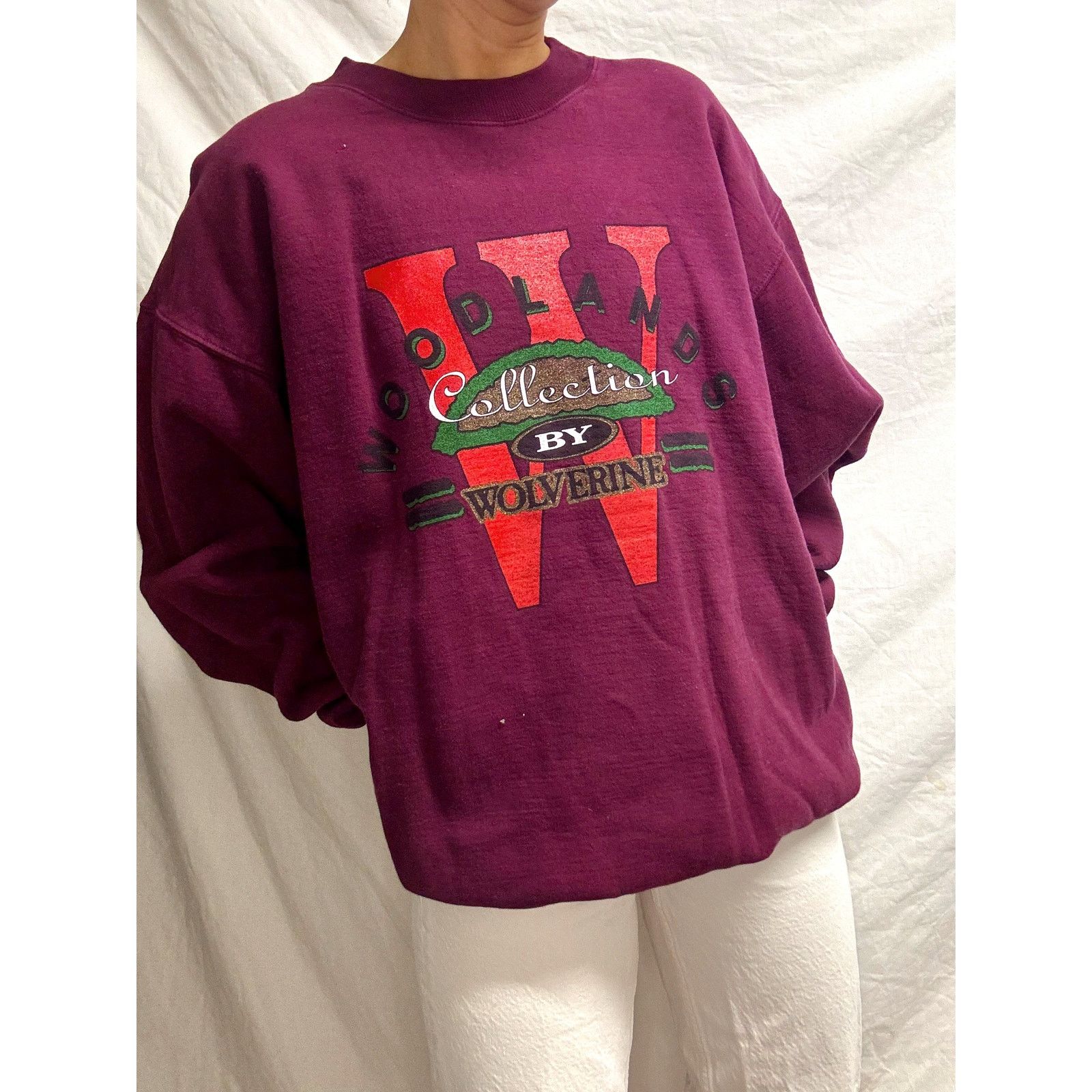 Vintage Vintage Woodlands by wolverine maroon crewneck Size US XL / EU 56 / 4 - 2 Thumbnail