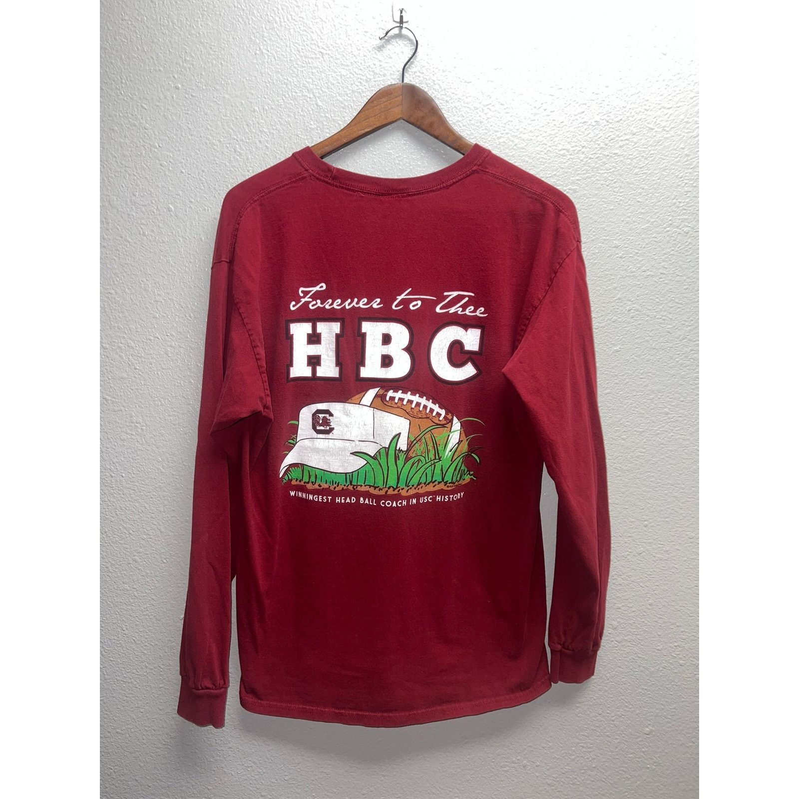 Vintage South Carolina Gamecocks Football Shirt Long Sleeve Tee L Size US L / EU 52-54 / 3 - 1 Thumbnail